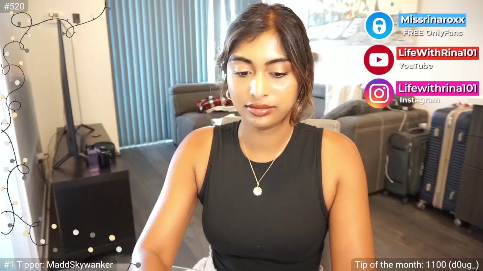 Gallery image thumbnail from Missrinaroxx's myfreecams stream on, 07/10/2025, 18:56 image 1 of 20