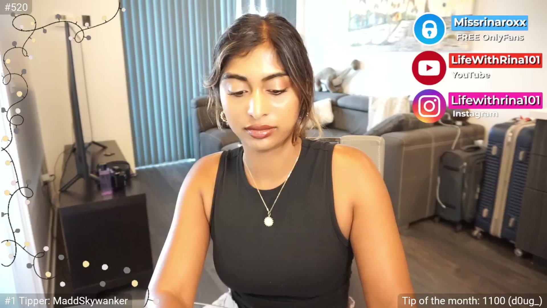 Gallery image thumbnail from Missrinaroxx's myfreecams stream on, 07/10/2025, 18:56 image 2 of 20