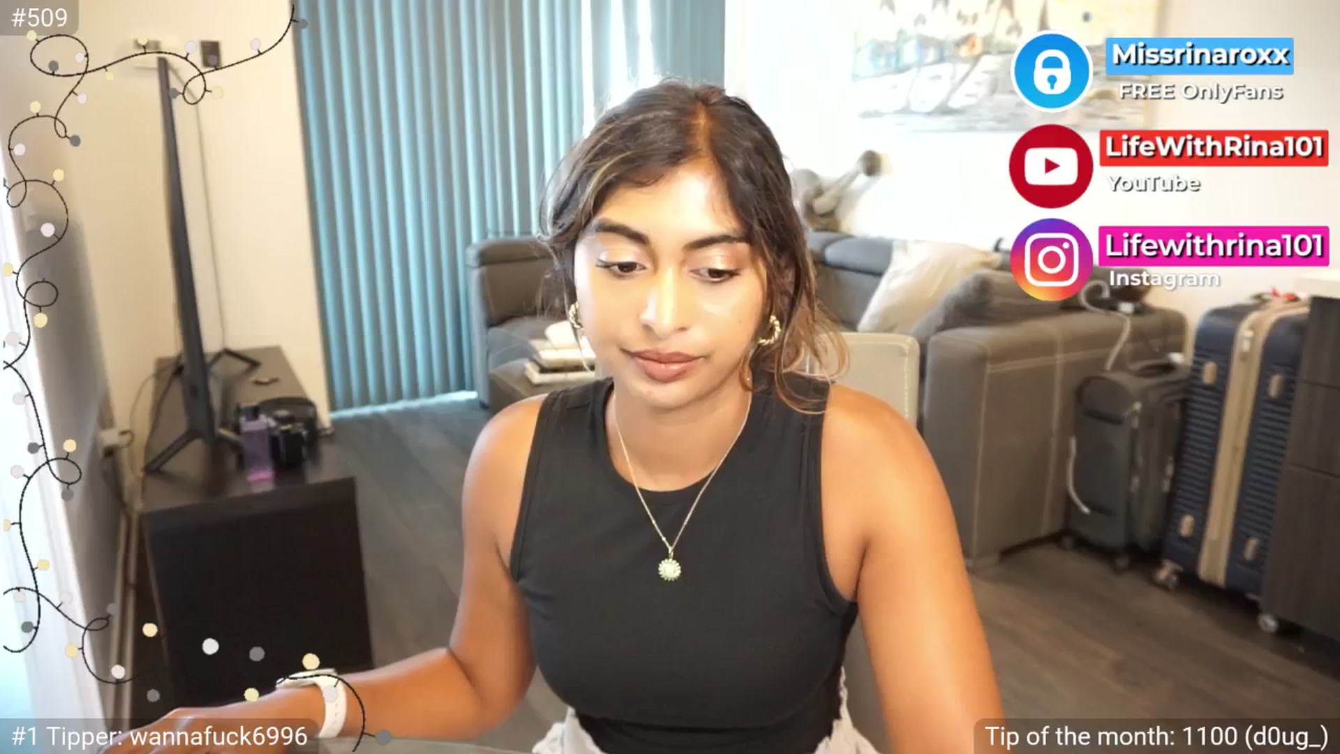 Gallery image thumbnail from Missrinaroxx's myfreecams stream on, 07/10/2025, 23:27 image 5 of 20