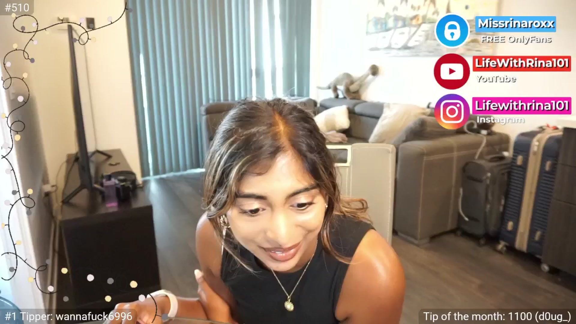 Gallery image thumbnail from Missrinaroxx's myfreecams stream on, 07/10/2025, 23:27 image 14 of 20