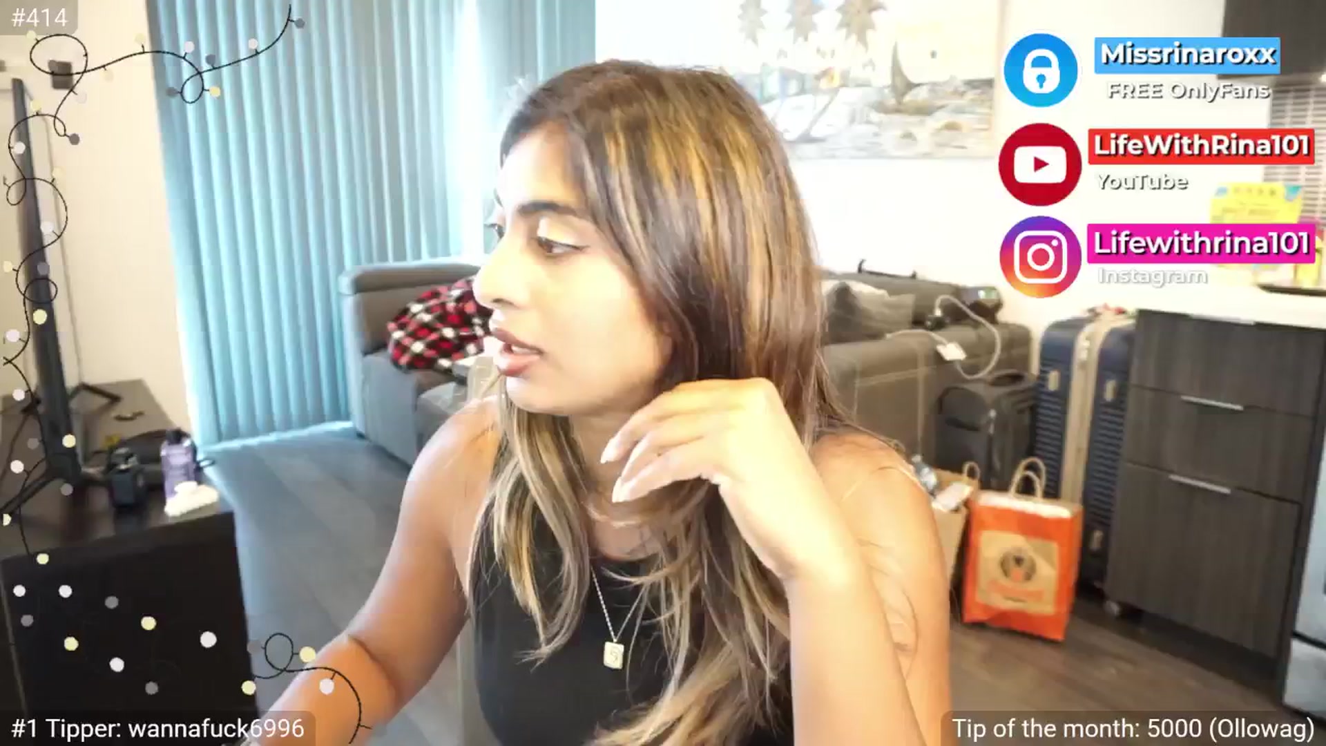 Gallery image thumbnail from Missrinaroxx's myfreecams stream on, 07/15/2025, 23:34 image 7 of 20