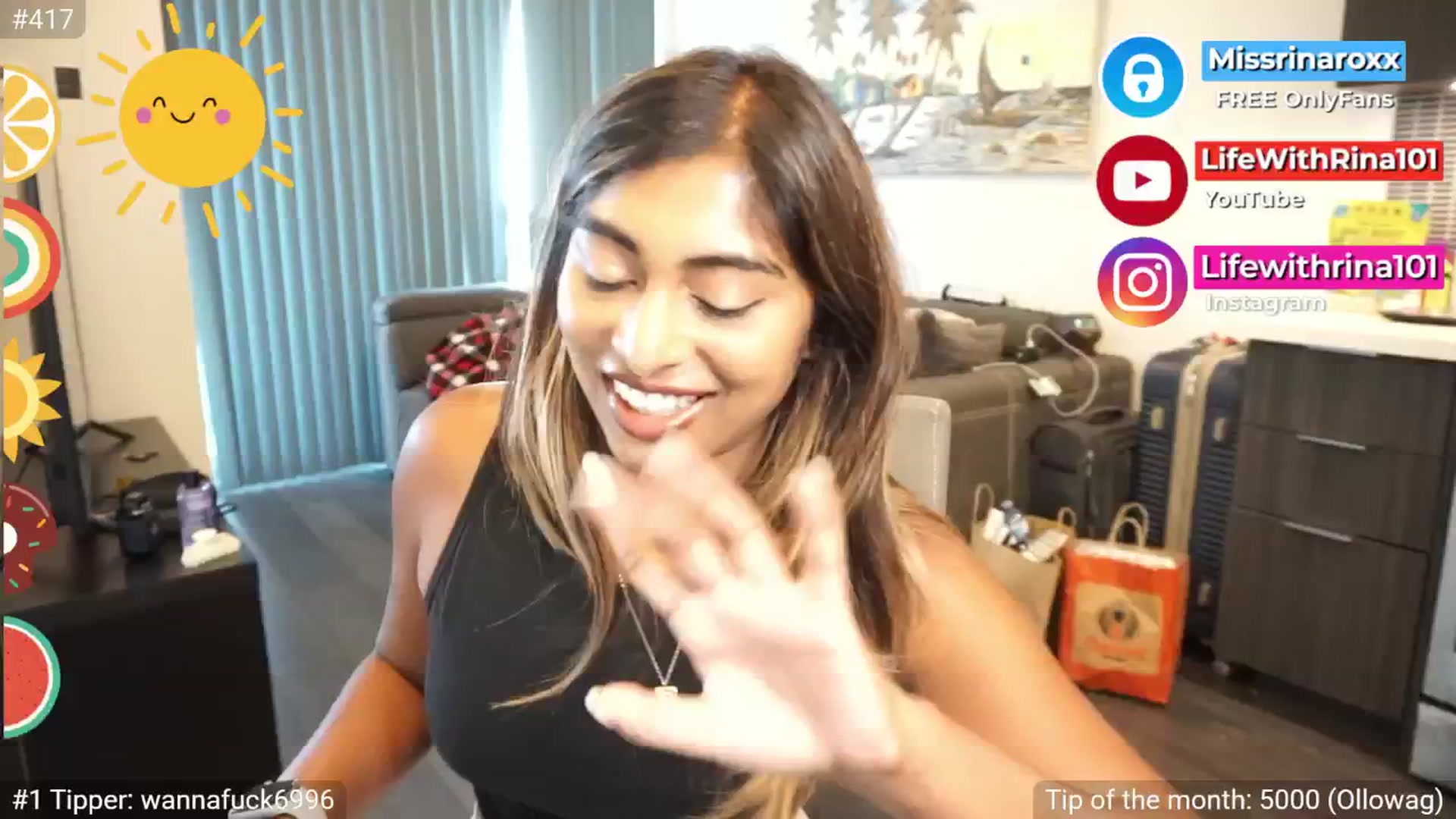 Gallery image thumbnail from Missrinaroxx's myfreecams stream on, 07/15/2025, 23:34 image 17 of 20