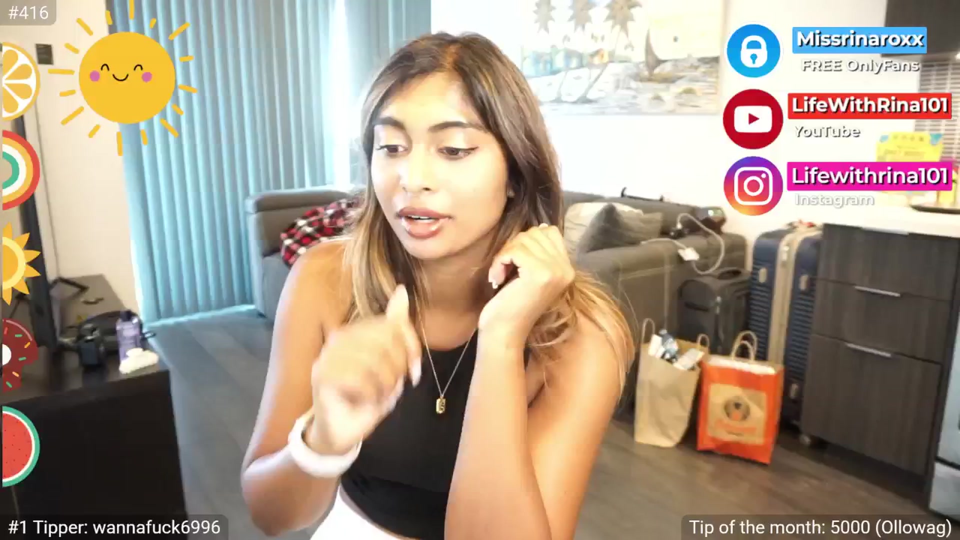 Gallery image thumbnail from Missrinaroxx's myfreecams stream on, 07/15/2025, 23:34 image 11 of 20