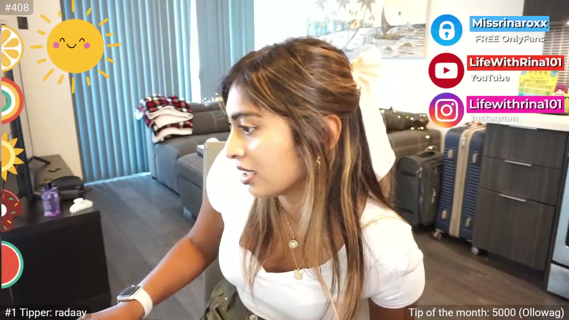 Gallery image thumbnail from Missrinaroxx's myfreecams stream on, 07/18/2025, 17:22 image 16 of 20