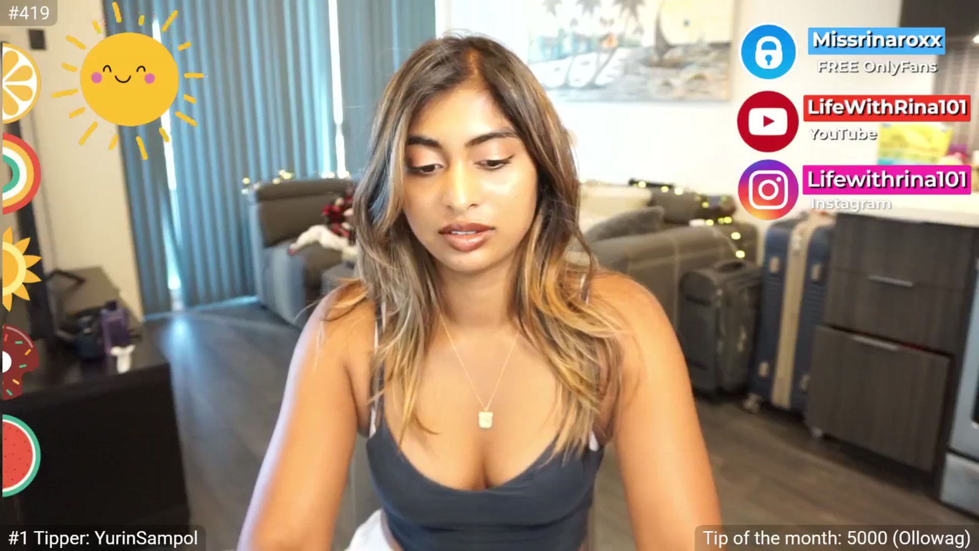 Gallery image thumbnail from Missrinaroxx's myfreecams stream on, 07/21/2025, 23:34 image 18 of 20