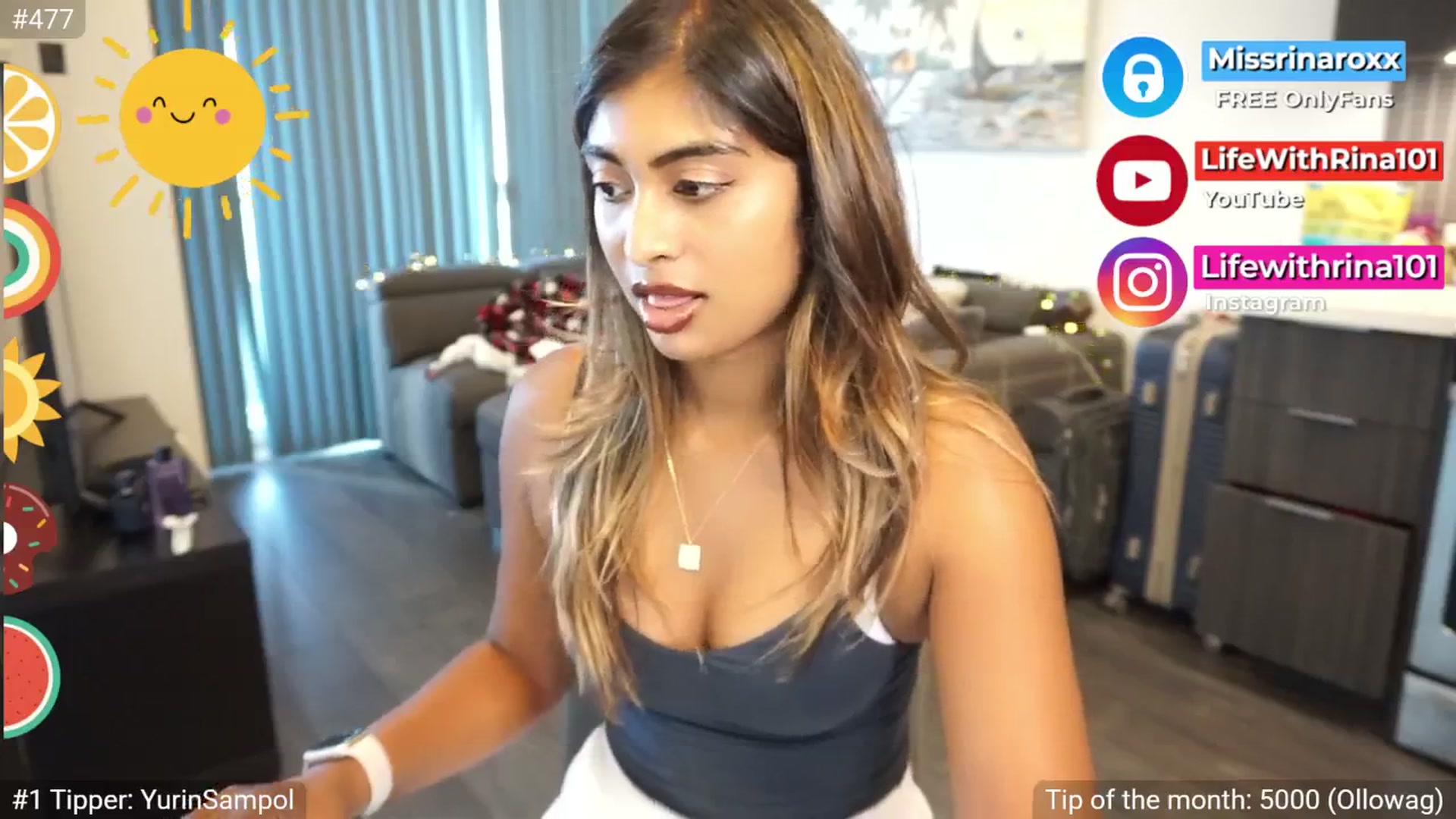 Gallery image thumbnail from Missrinaroxx's myfreecams stream on, 07/21/2025, 23:34 image 5 of 20