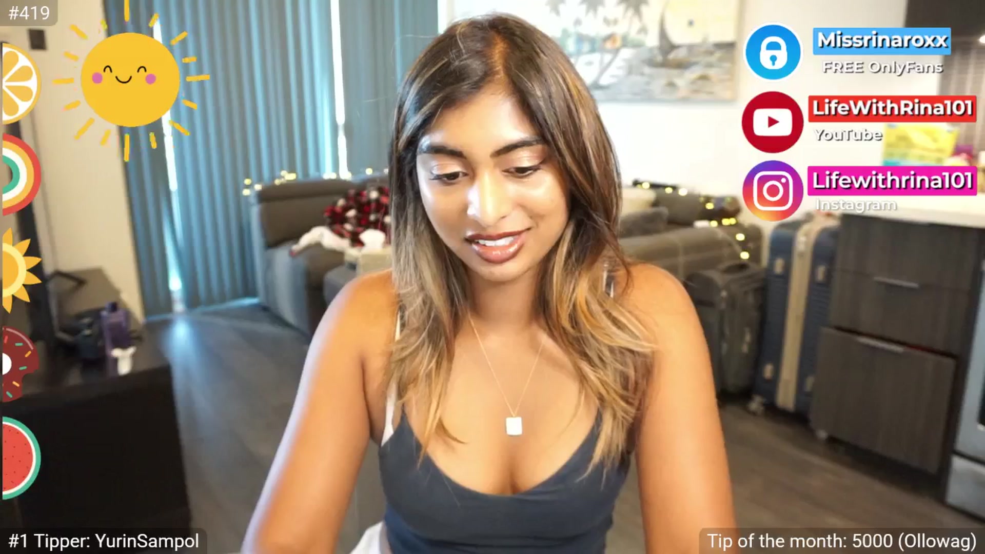Gallery image thumbnail from Missrinaroxx's myfreecams stream on, 07/21/2025, 23:34 image 19 of 20