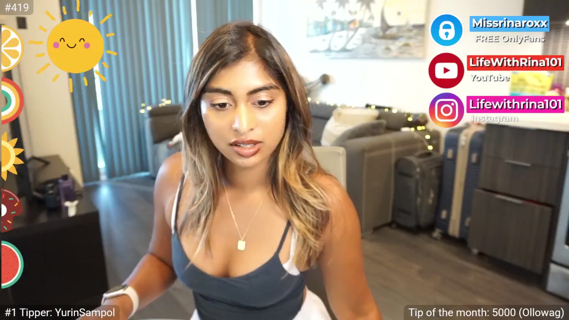Gallery image thumbnail from Missrinaroxx's myfreecams stream on, 07/21/2025, 23:34 image 17 of 20
