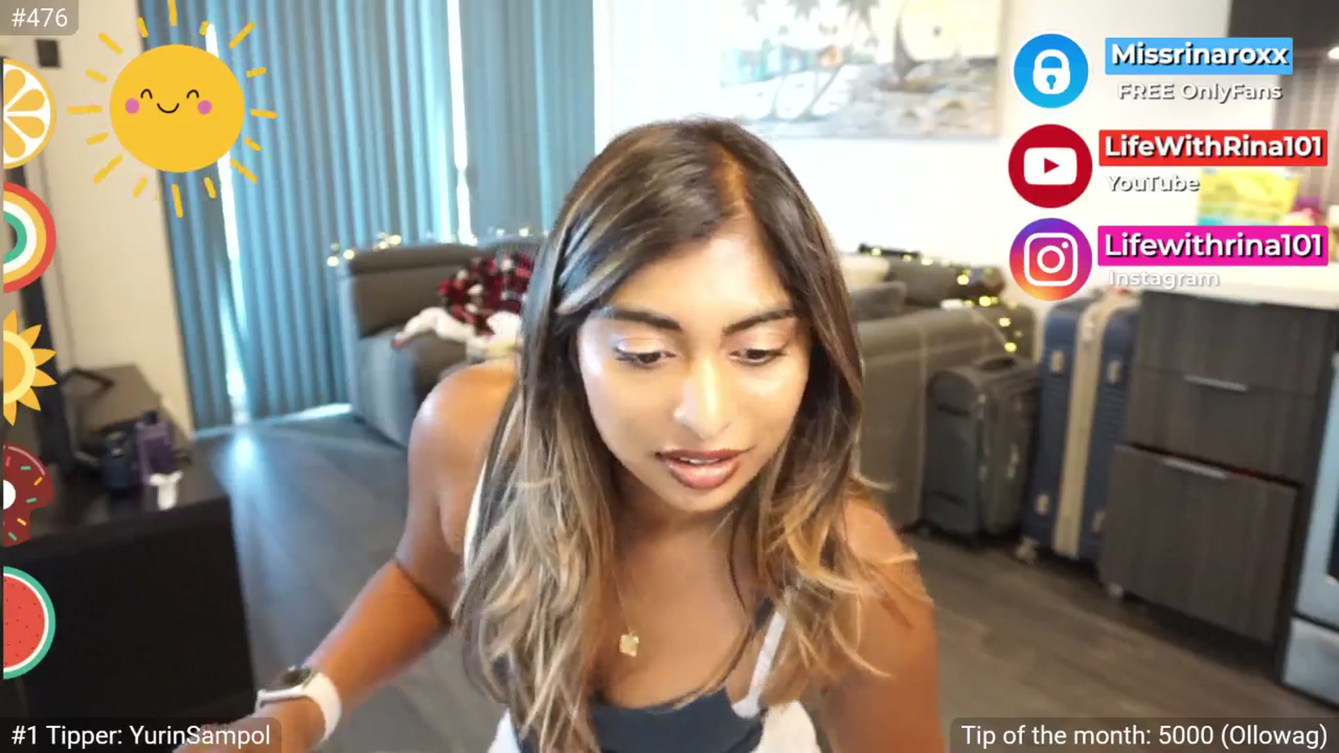 Gallery image thumbnail from Missrinaroxx's myfreecams stream on, 07/21/2025, 23:34 image 6 of 20