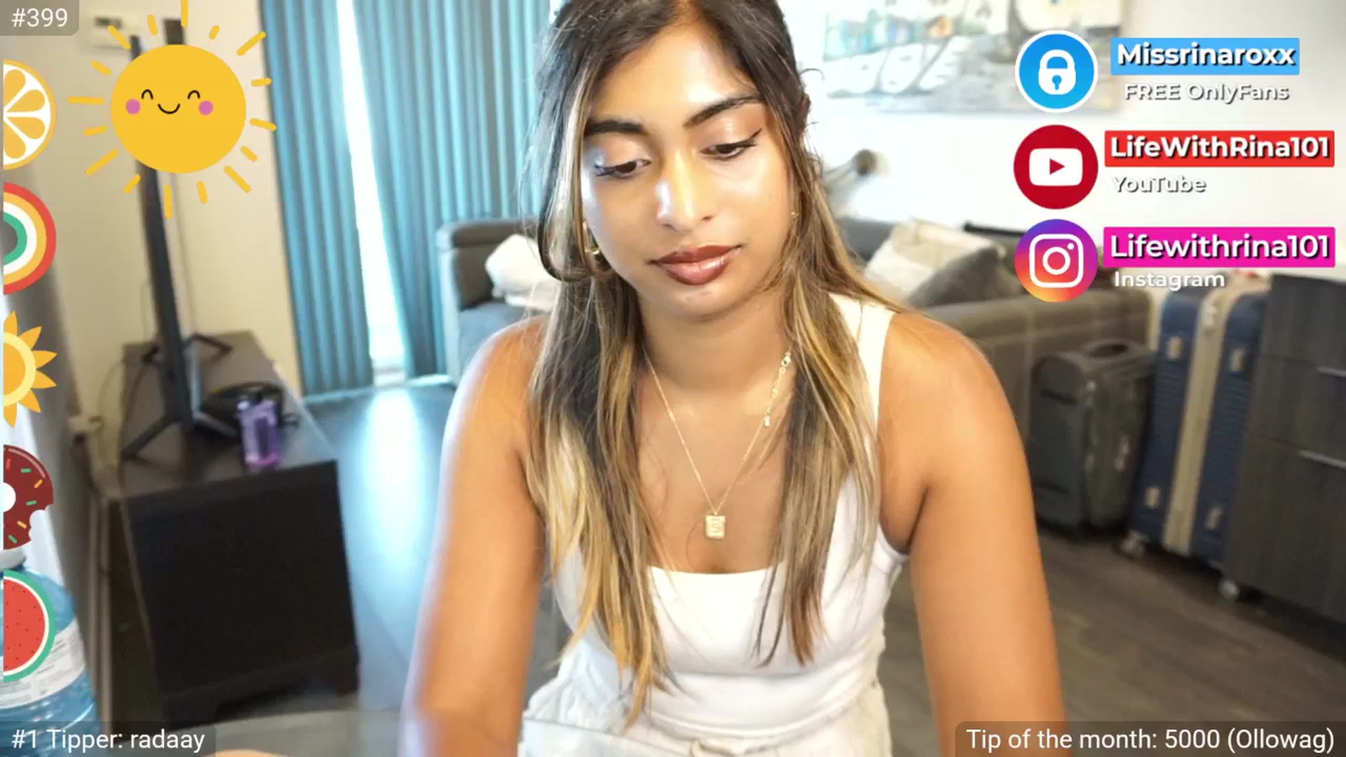 Gallery image thumbnail from Missrinaroxx's myfreecams stream on, 07/22/2025, 23:33 image 7 of 20