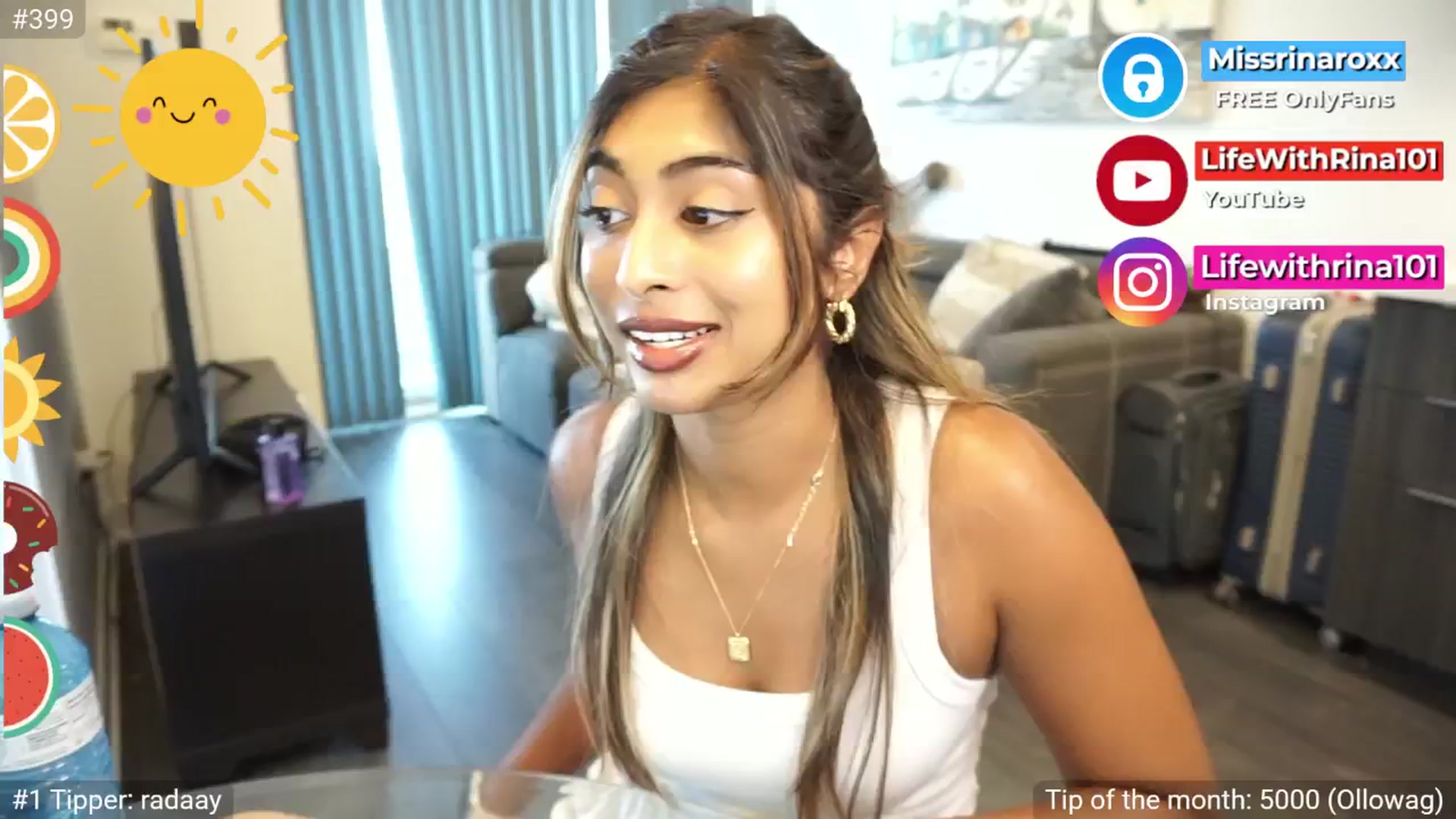 Gallery image thumbnail from Missrinaroxx's myfreecams stream on, 07/22/2025, 23:33 image 5 of 20
