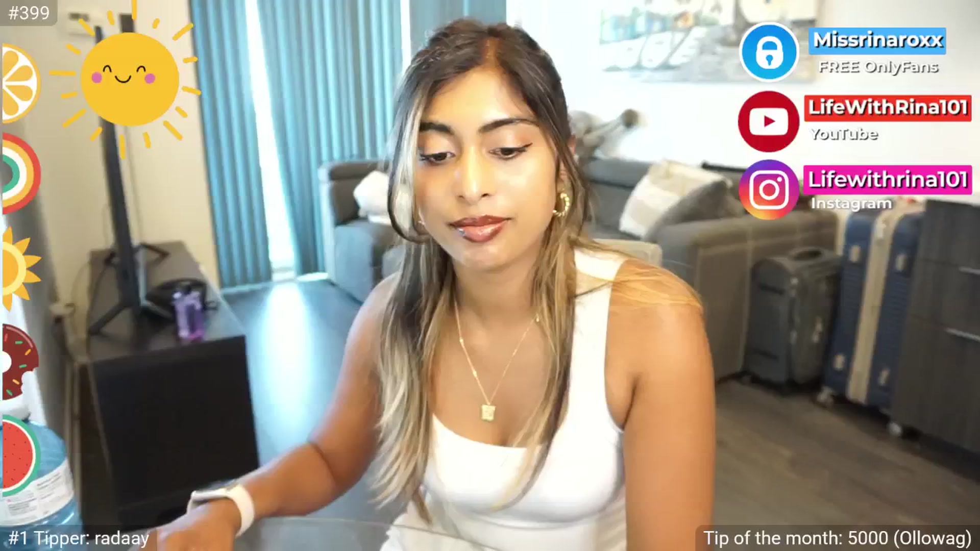 Gallery image thumbnail from Missrinaroxx's myfreecams stream on, 07/22/2025, 23:33 image 1 of 20