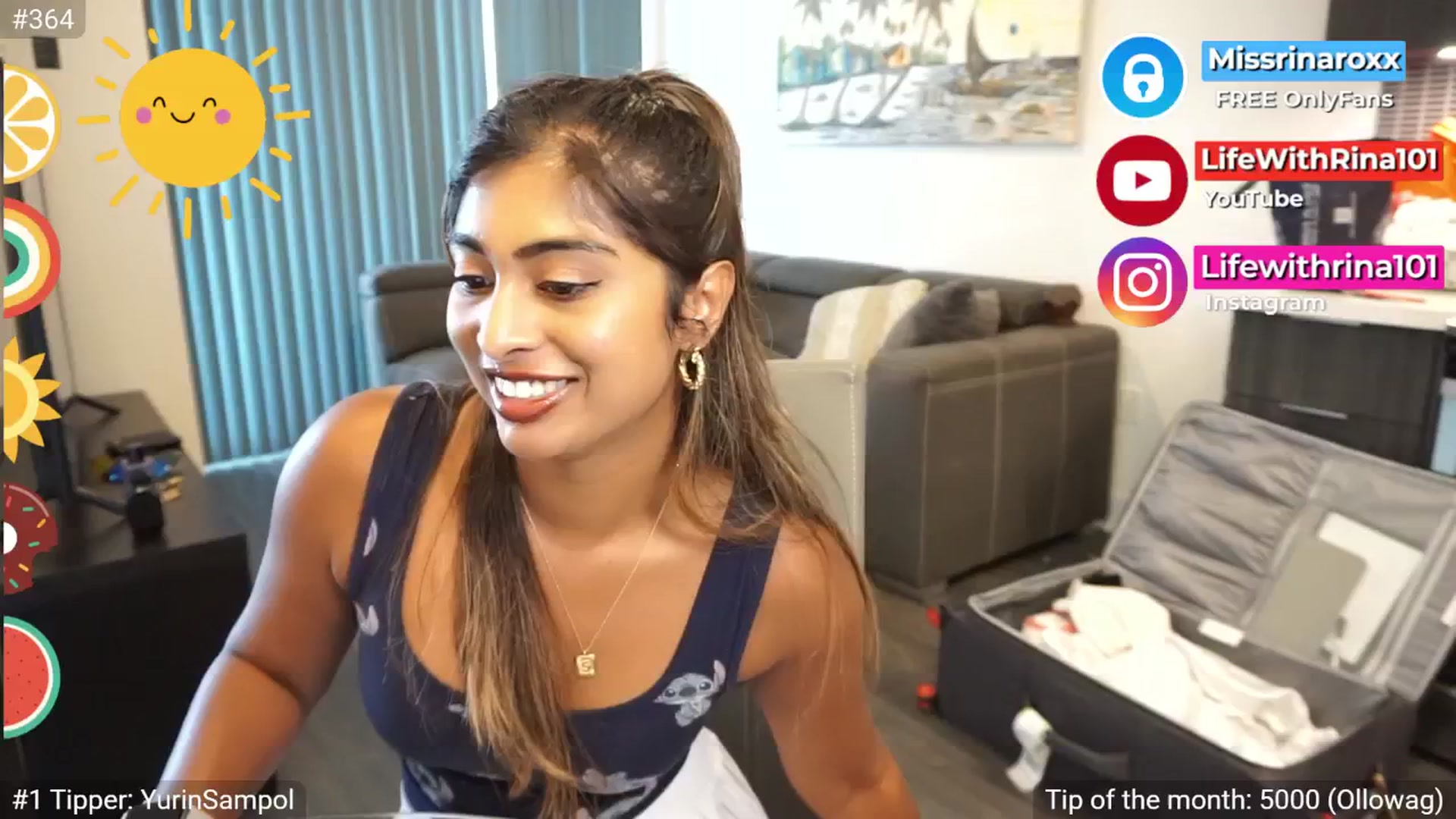 Gallery image thumbnail from Missrinaroxx's myfreecams stream on, 07/24/2025, 22:52 image 17 of 20