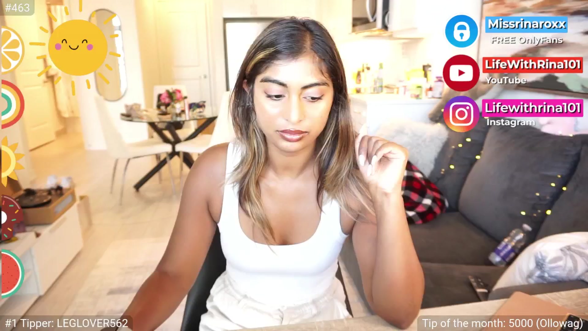Gallery image thumbnail from Missrinaroxx's myfreecams stream on, 07/28/2025, 19:00 image 8 of 20