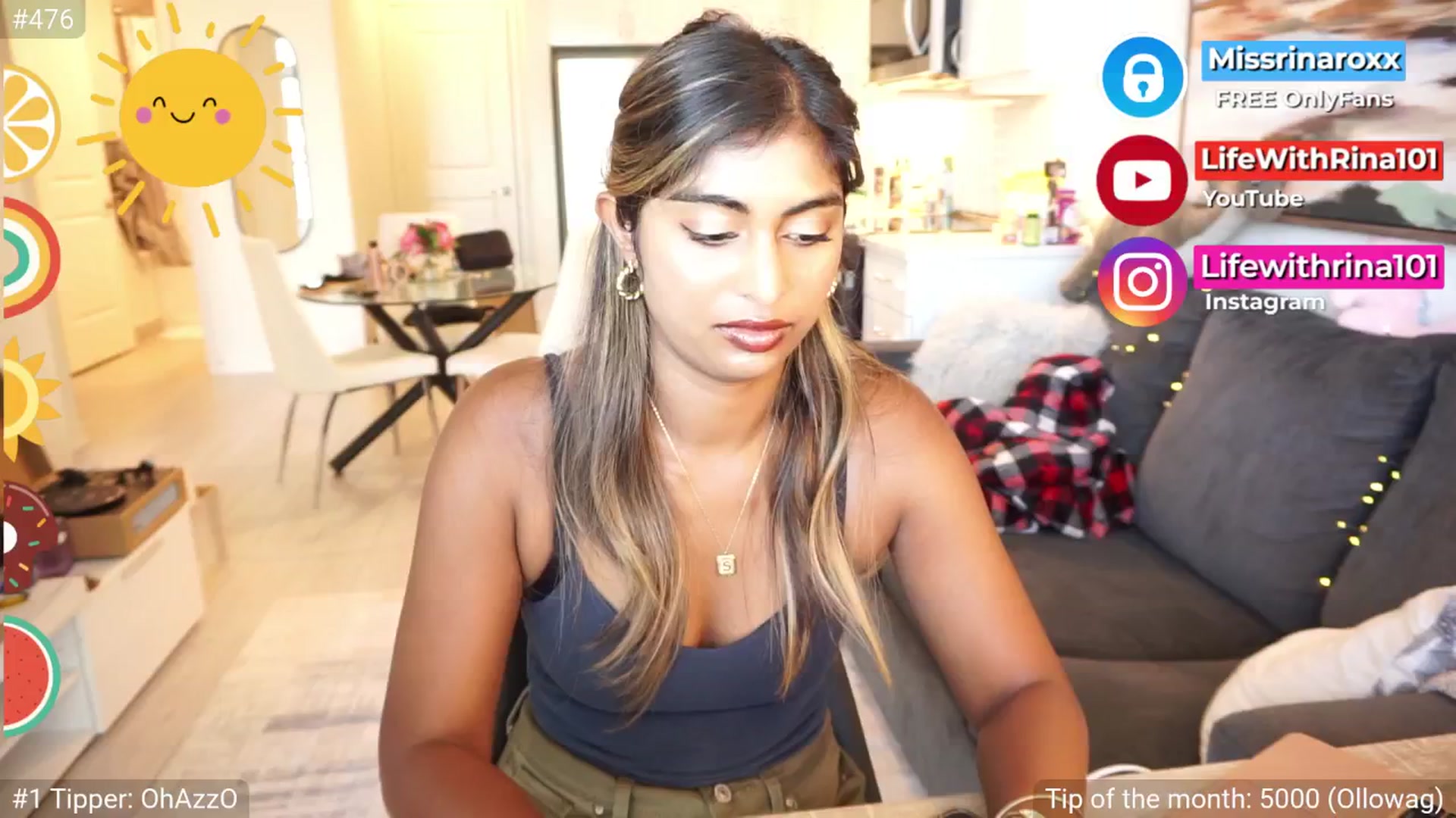 Gallery image thumbnail from Missrinaroxx's myfreecams stream on, 07/29/2025, 19:00 image 7 of 20