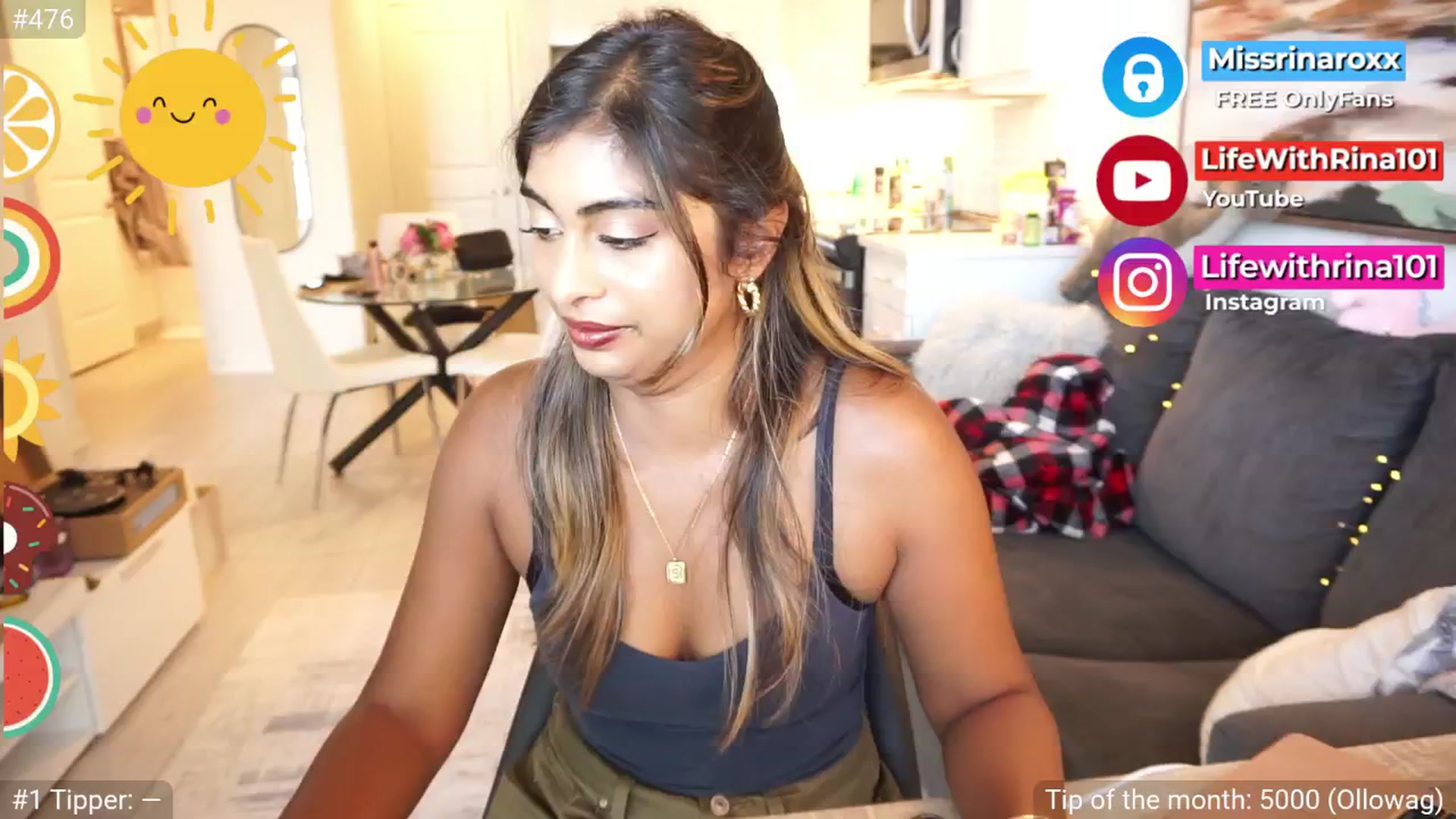 Gallery image thumbnail from Missrinaroxx's myfreecams stream on, 07/29/2025, 19:00 image 3 of 20
