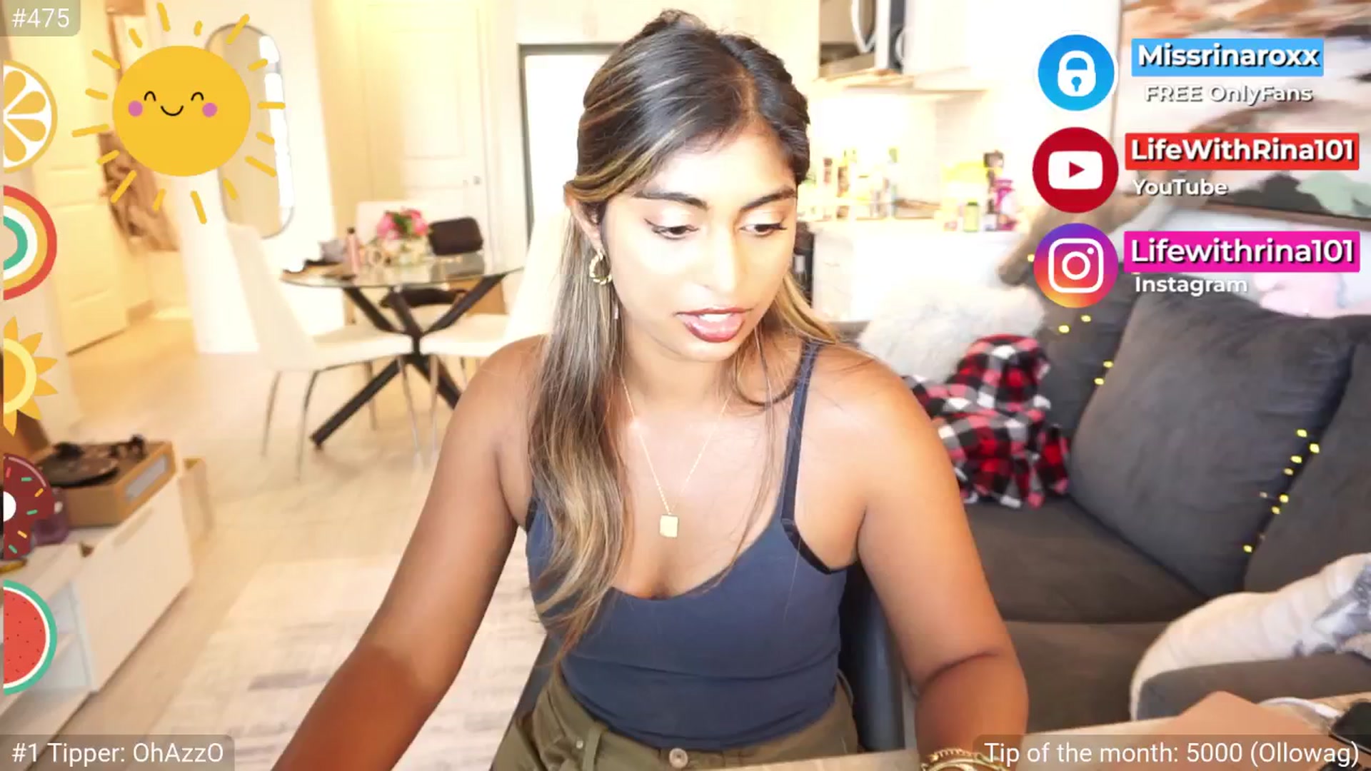 Gallery image thumbnail from Missrinaroxx's myfreecams stream on, 07/29/2025, 19:00 image 17 of 20