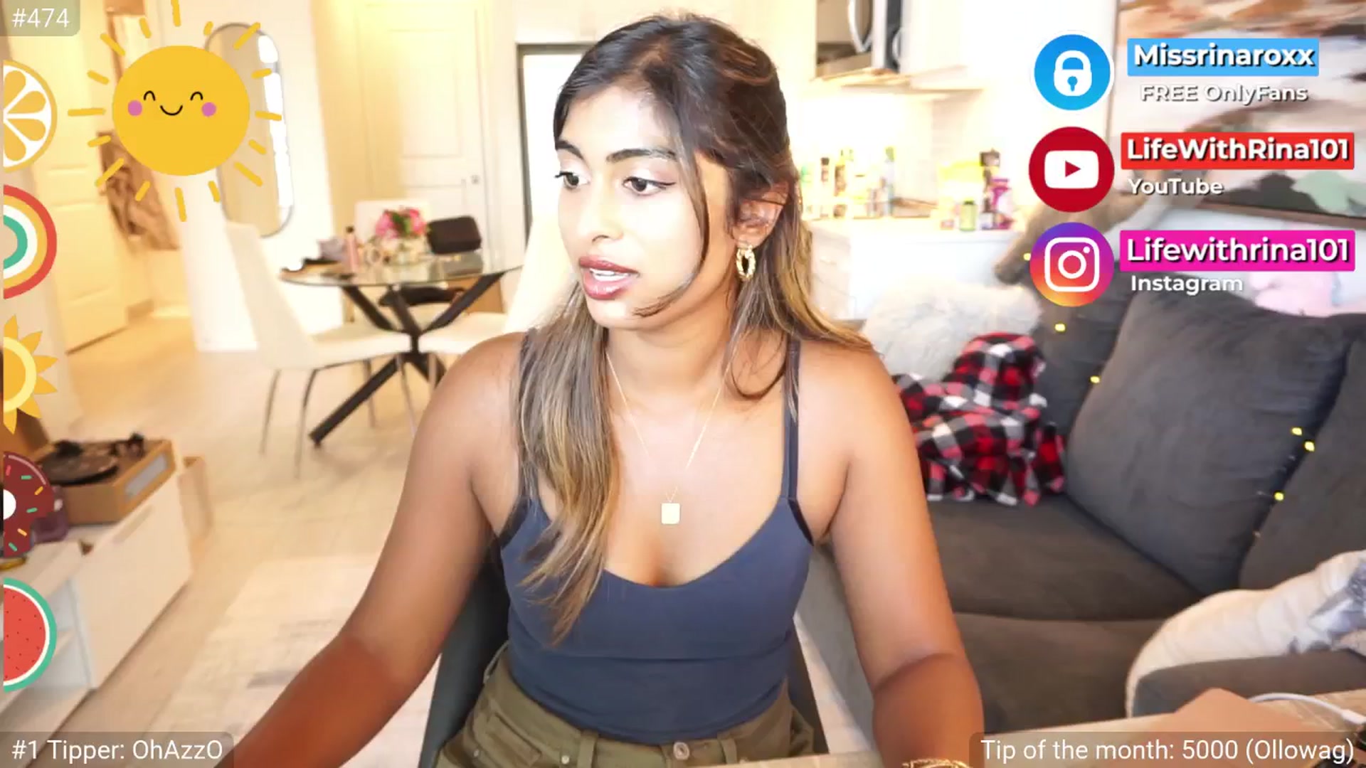 Gallery image thumbnail from Missrinaroxx's myfreecams stream on, 07/29/2025, 19:00 image 9 of 20
