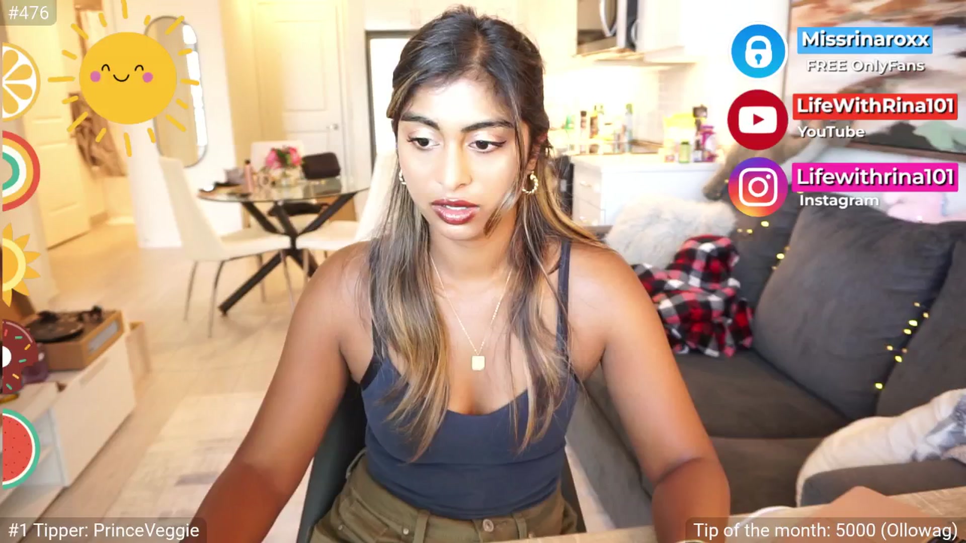 Gallery image thumbnail from Missrinaroxx's myfreecams stream on, 07/29/2025, 19:00 image 4 of 20