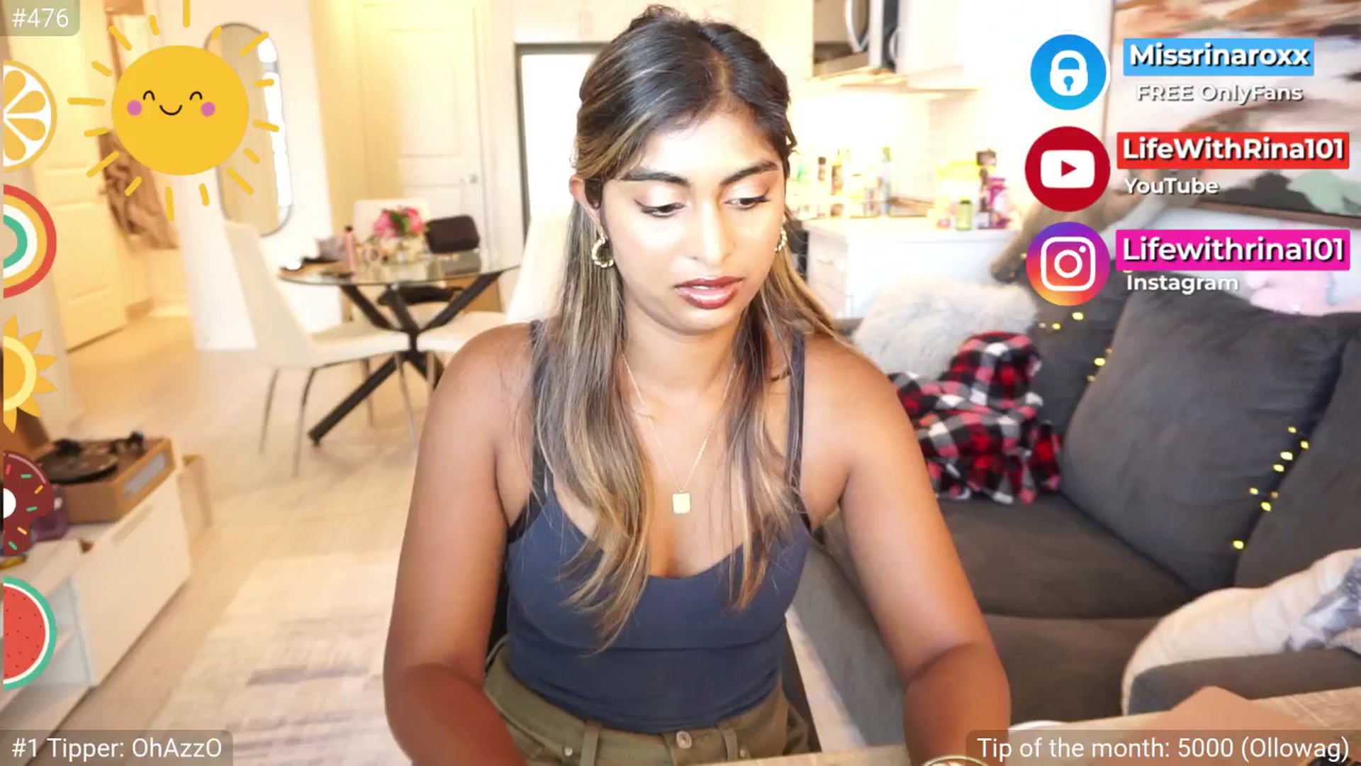Gallery image thumbnail from Missrinaroxx's myfreecams stream on, 07/29/2025, 19:00 image 6 of 20