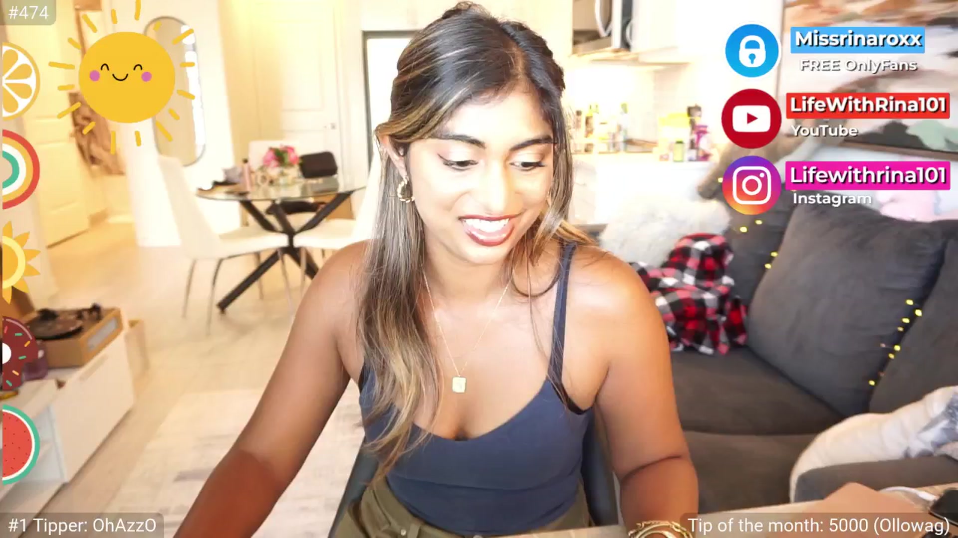 Gallery image thumbnail from Missrinaroxx's myfreecams stream on, 07/29/2025, 19:00 image 13 of 20