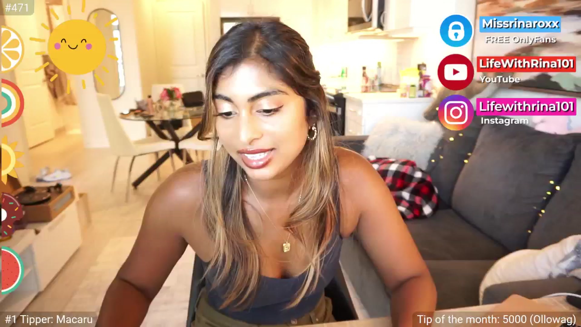 Gallery image thumbnail from Missrinaroxx's myfreecams stream on, 07/29/2025, 23:05 image 11 of 20