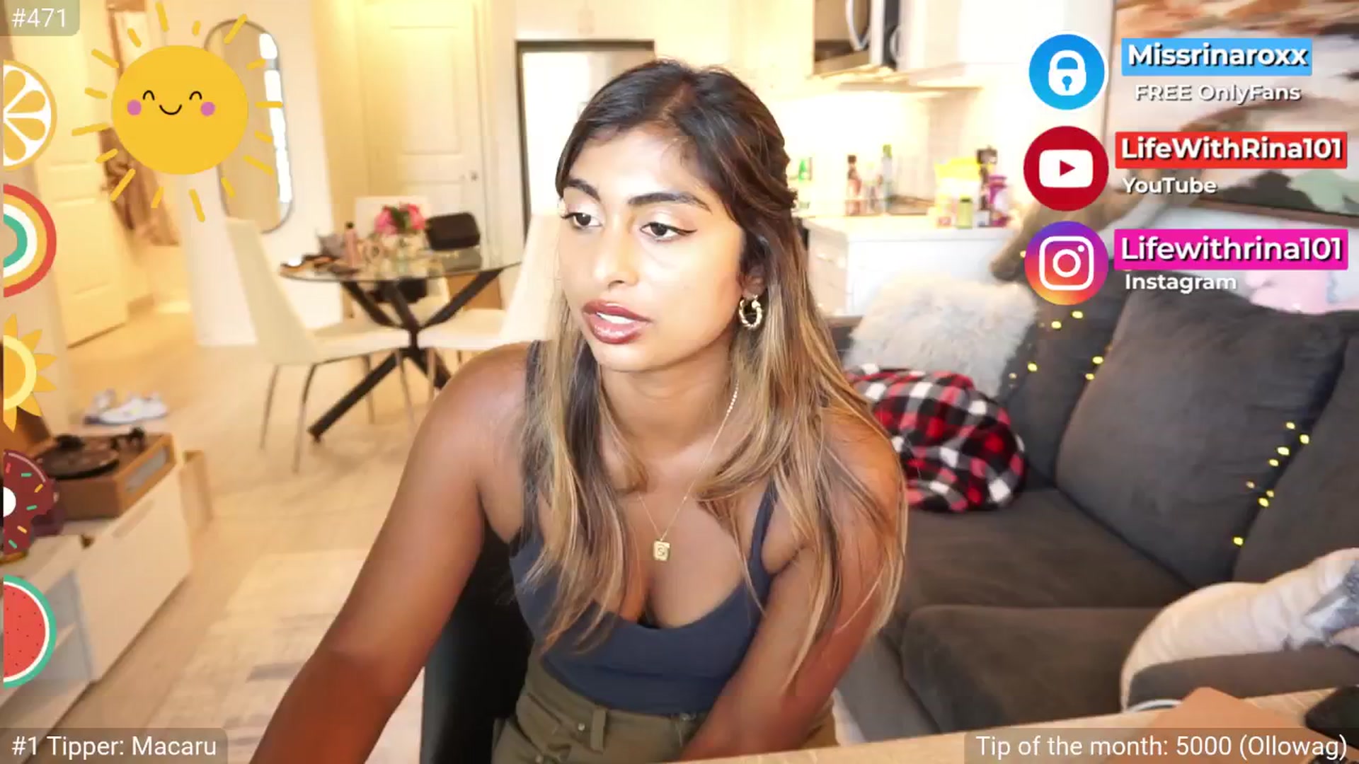 Gallery image thumbnail from Missrinaroxx's myfreecams stream on, 07/29/2025, 23:05 image 10 of 20
