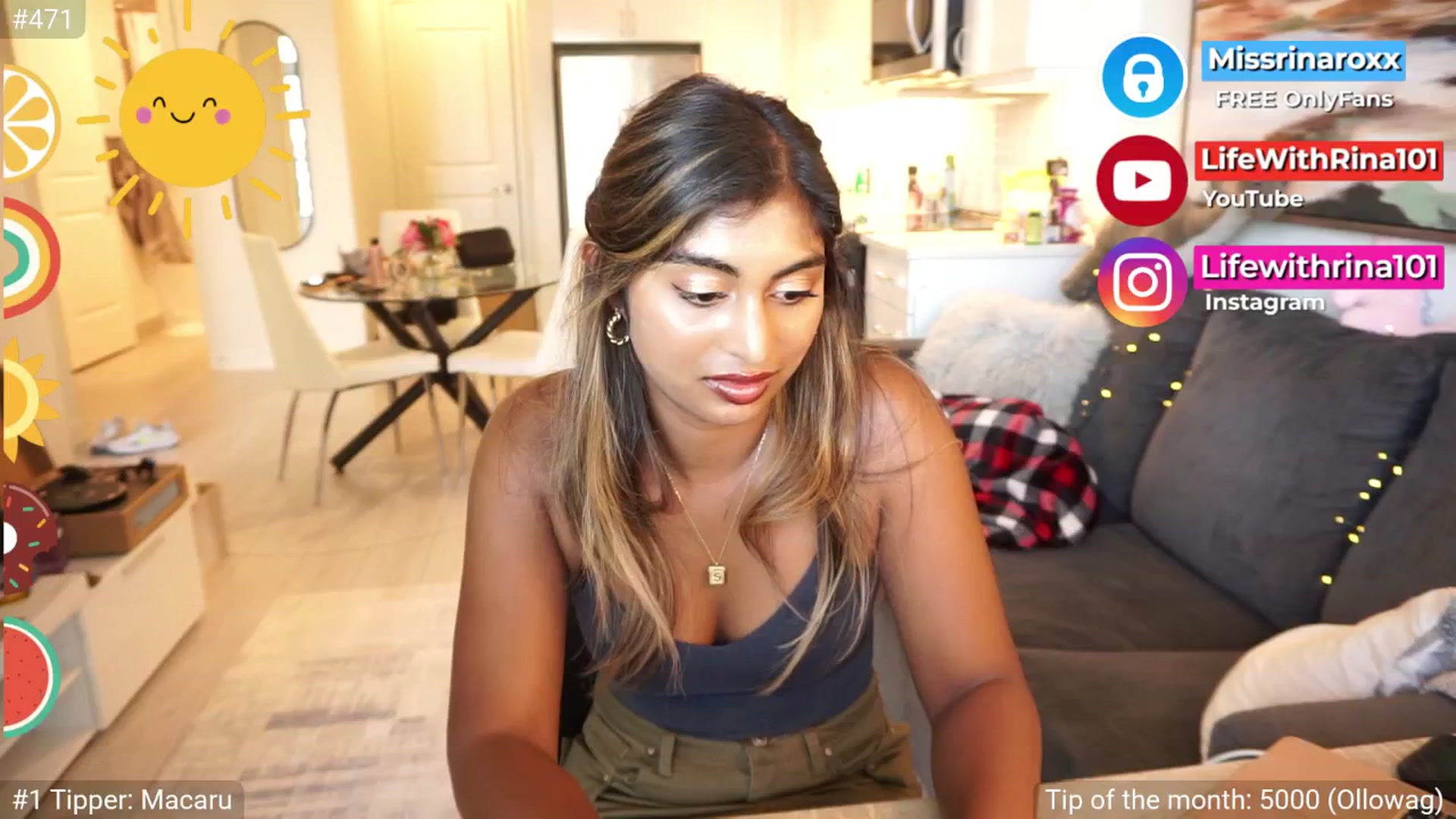 Gallery image thumbnail from Missrinaroxx's myfreecams stream on, 07/29/2025, 23:05 image 8 of 20