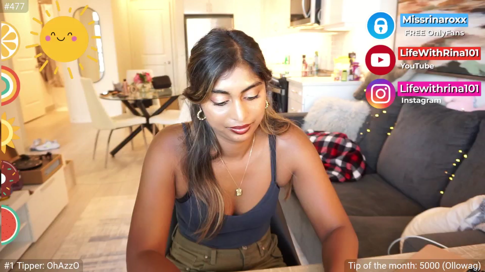 Gallery image thumbnail from Missrinaroxx's myfreecams stream on, 07/29/2025, 23:05 image 5 of 20