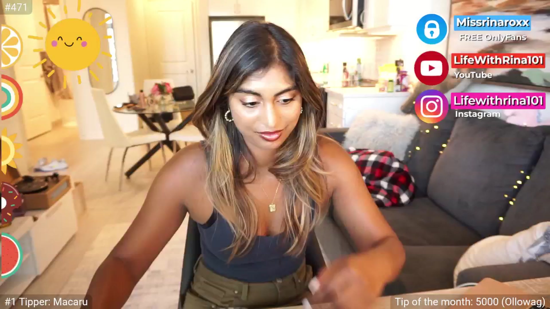 Gallery image thumbnail from Missrinaroxx's myfreecams stream on, 07/29/2025, 23:05 image 6 of 20