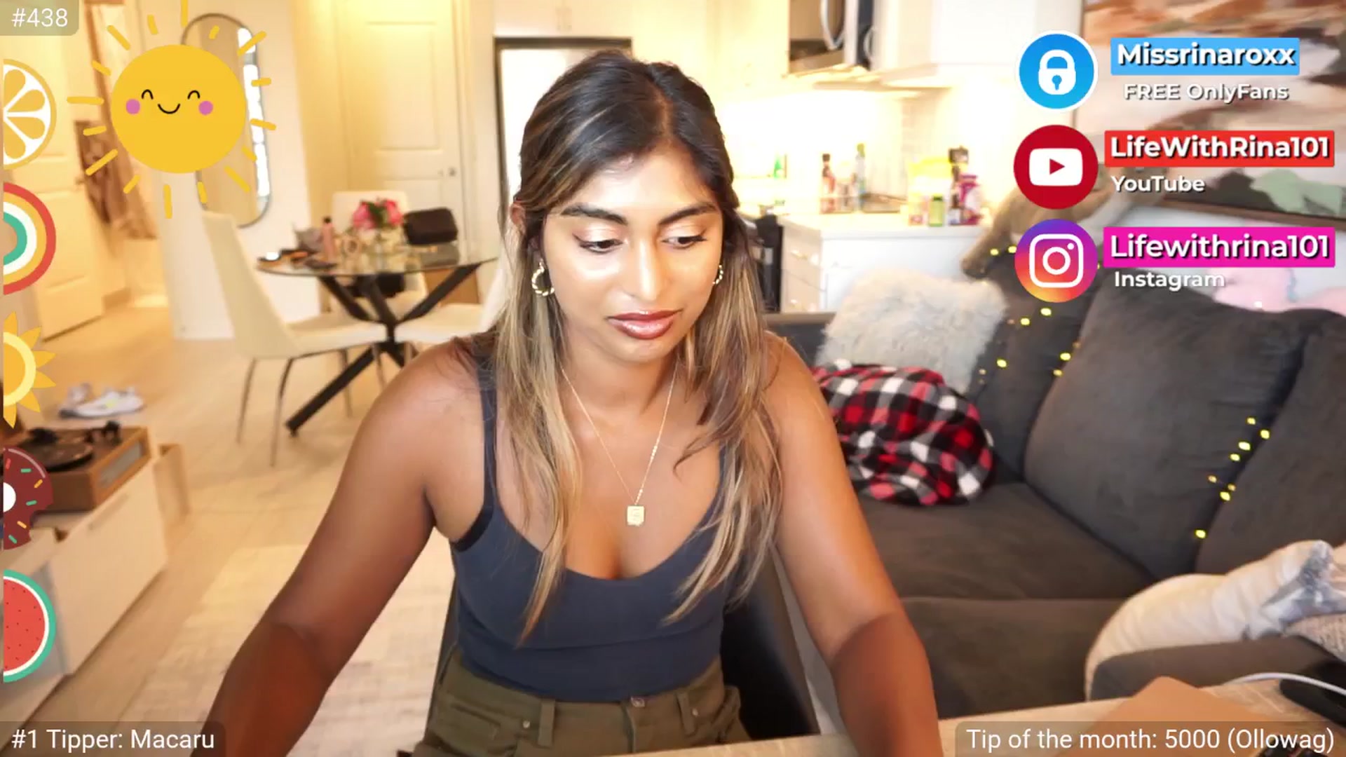 Gallery image thumbnail from Missrinaroxx's myfreecams stream on, 07/29/2025, 23:05 image 17 of 20