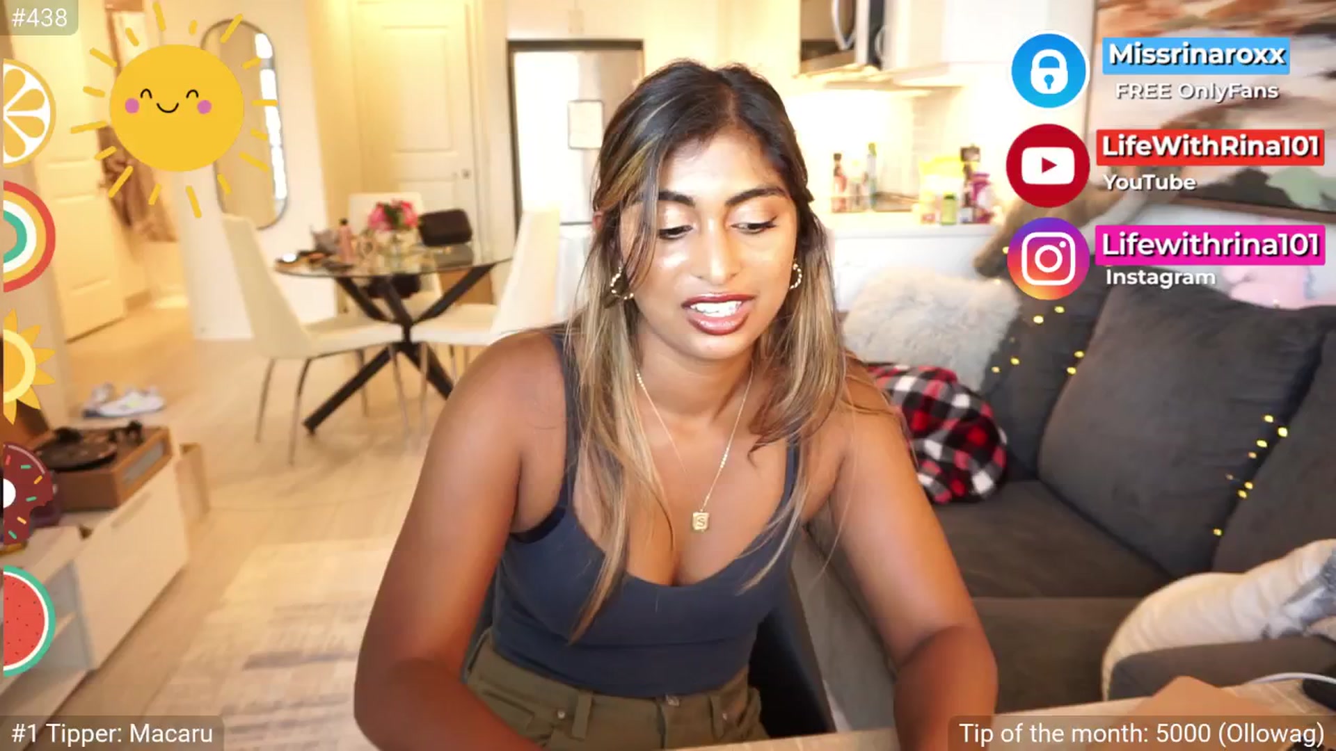 Gallery image thumbnail from Missrinaroxx's myfreecams stream on, 07/29/2025, 23:05 image 15 of 20