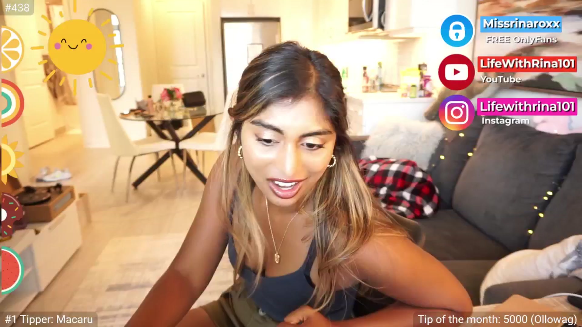 Gallery image thumbnail from Missrinaroxx's myfreecams stream on, 07/29/2025, 23:05 image 16 of 20