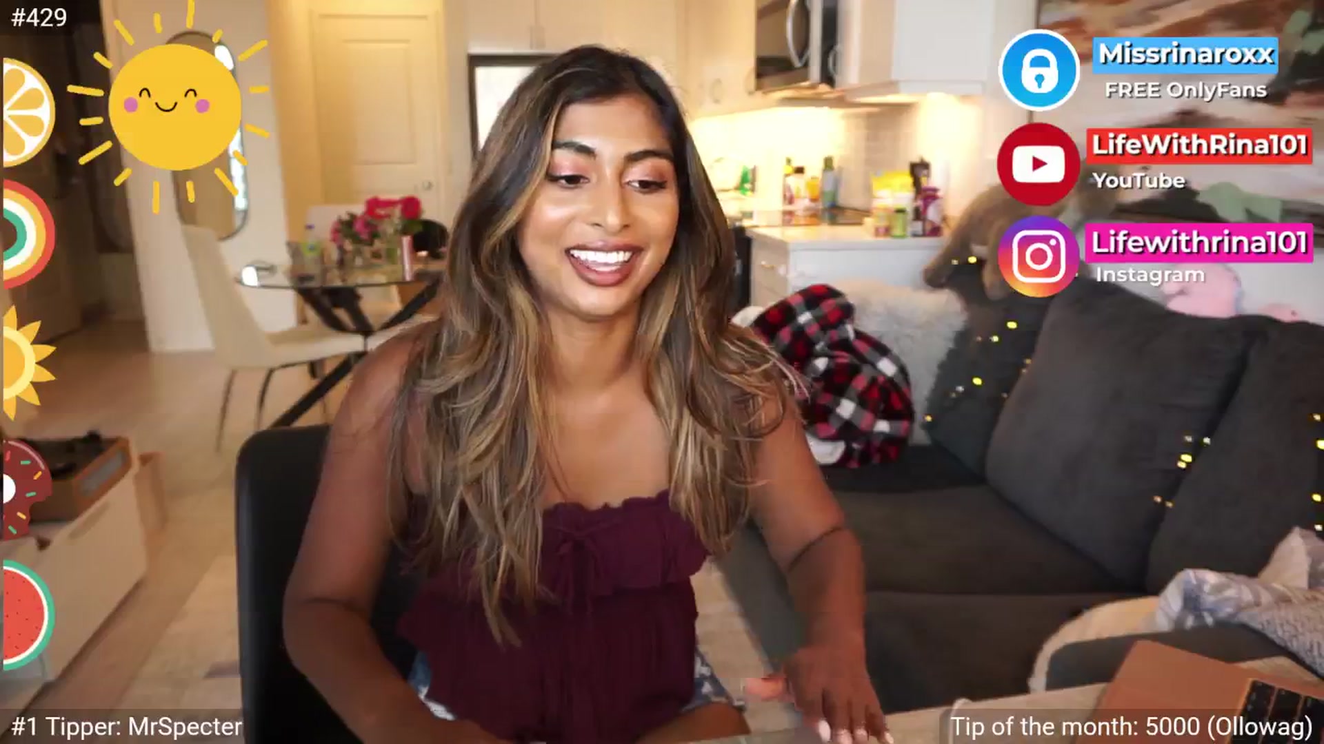 Gallery image thumbnail from Missrinaroxx's myfreecams stream on, 07/31/2025, 20:13 image 20 of 20