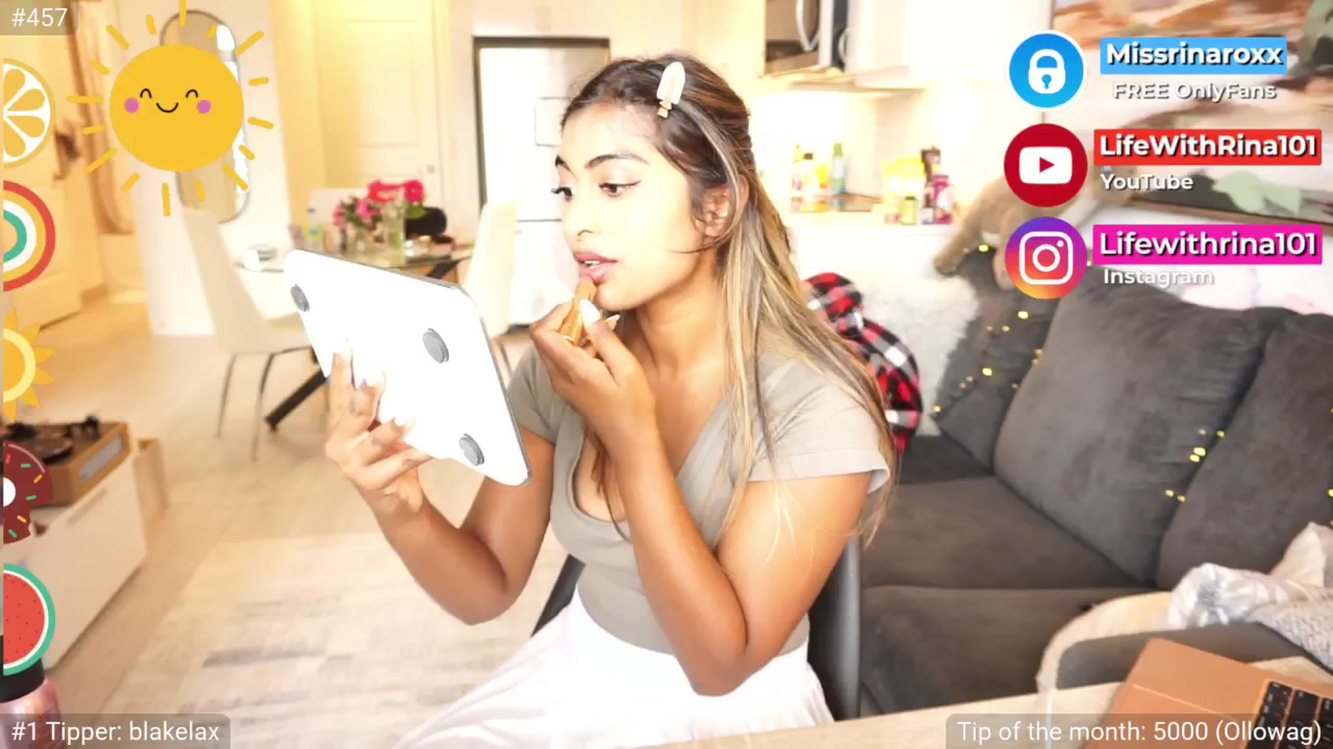 Gallery image thumbnail from Missrinaroxx's myfreecams stream on, 07/31/2025, 20:13 image 6 of 20