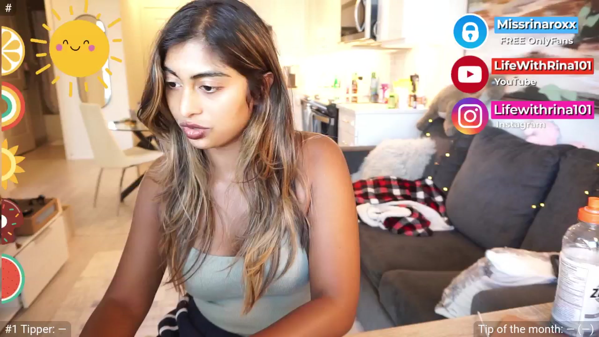 Gallery image thumbnail from Missrinaroxx's myfreecams stream on, 08/01/2025, 23:50 image 1 of 20