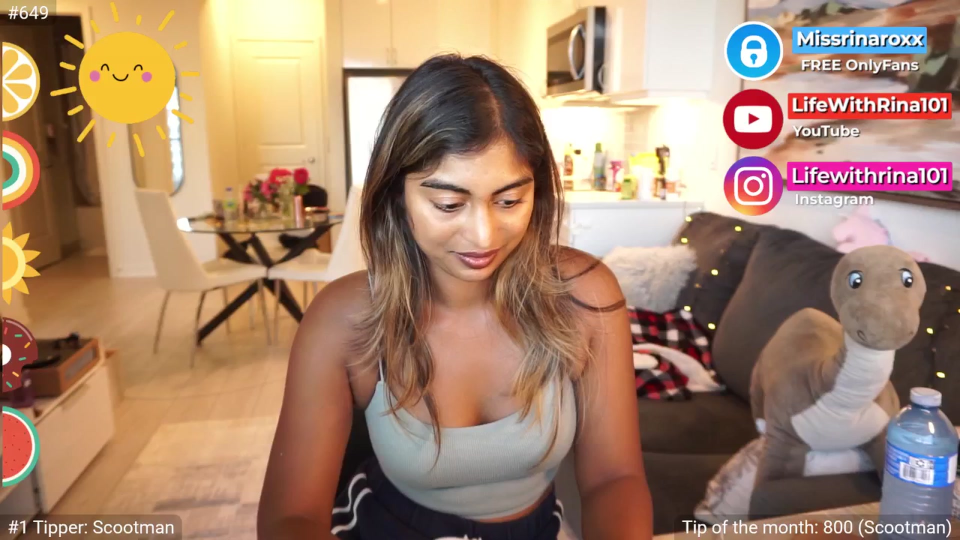 Gallery image thumbnail from Missrinaroxx's myfreecams stream on, 08/01/2025, 23:50 image 16 of 20