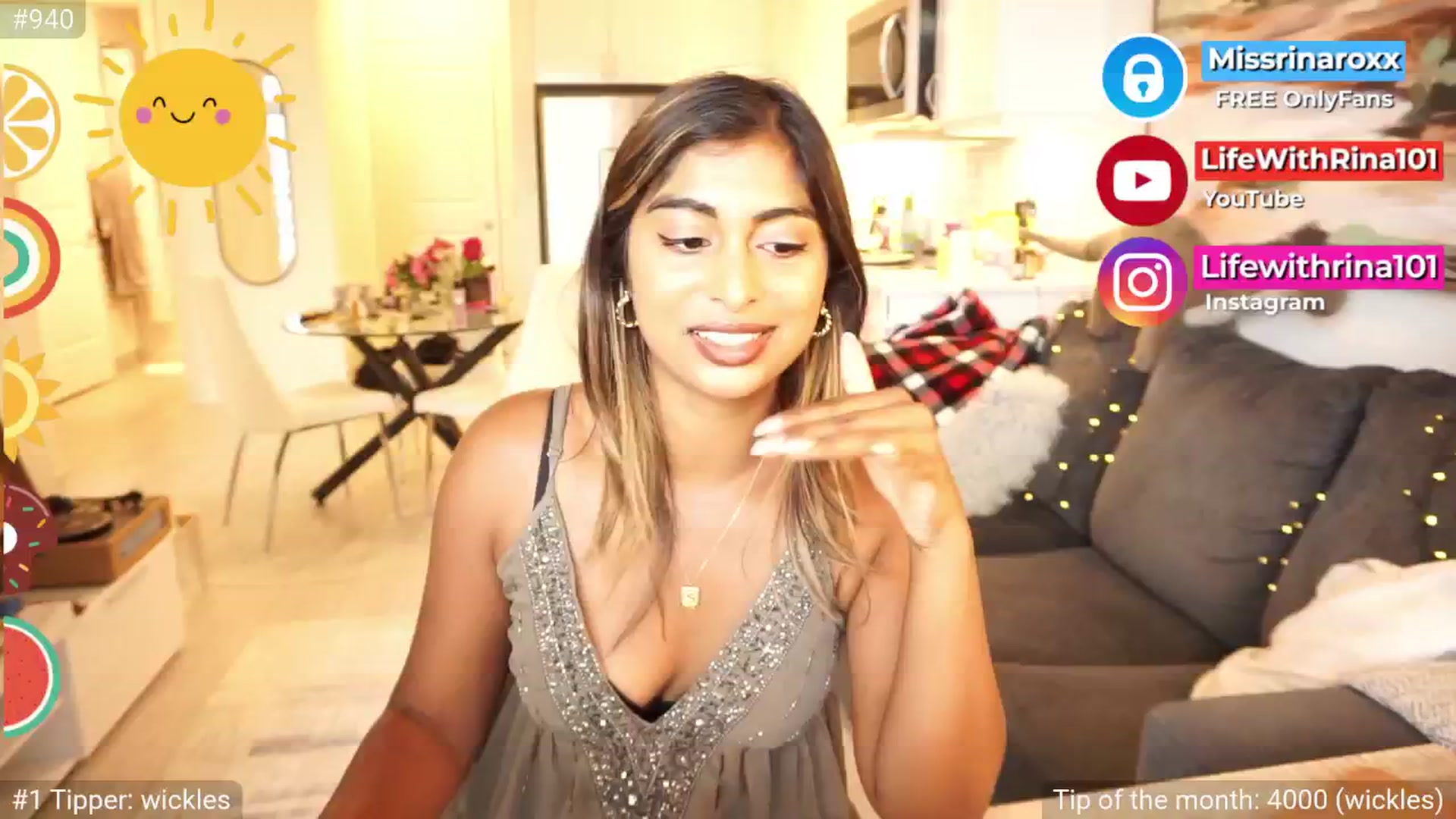 Gallery image thumbnail from Missrinaroxx's myfreecams stream on, 08/04/2025, 23:01 image 15 of 20
