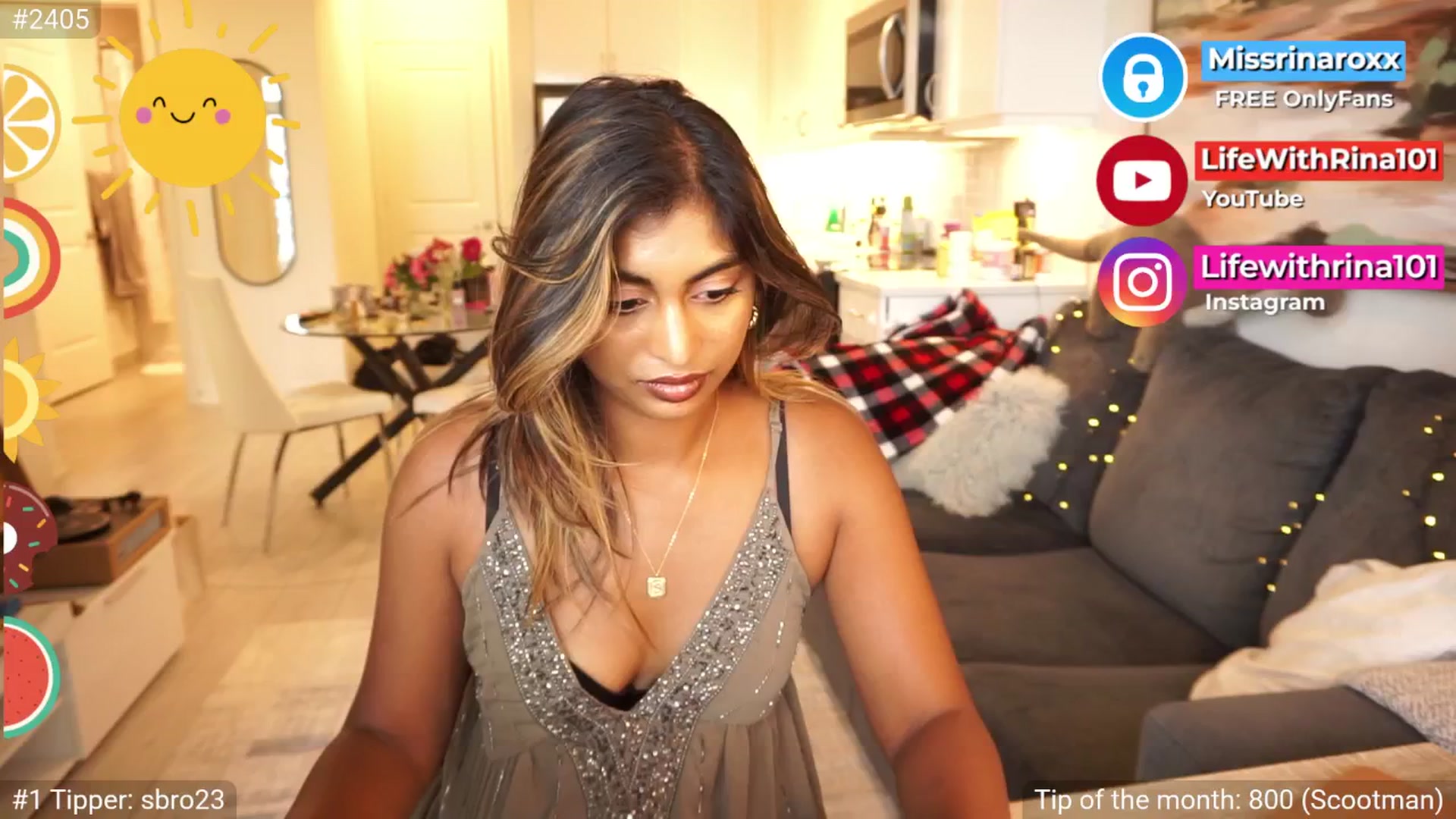 Gallery image thumbnail from Missrinaroxx's myfreecams stream on, 08/04/2025, 23:01 image 8 of 20