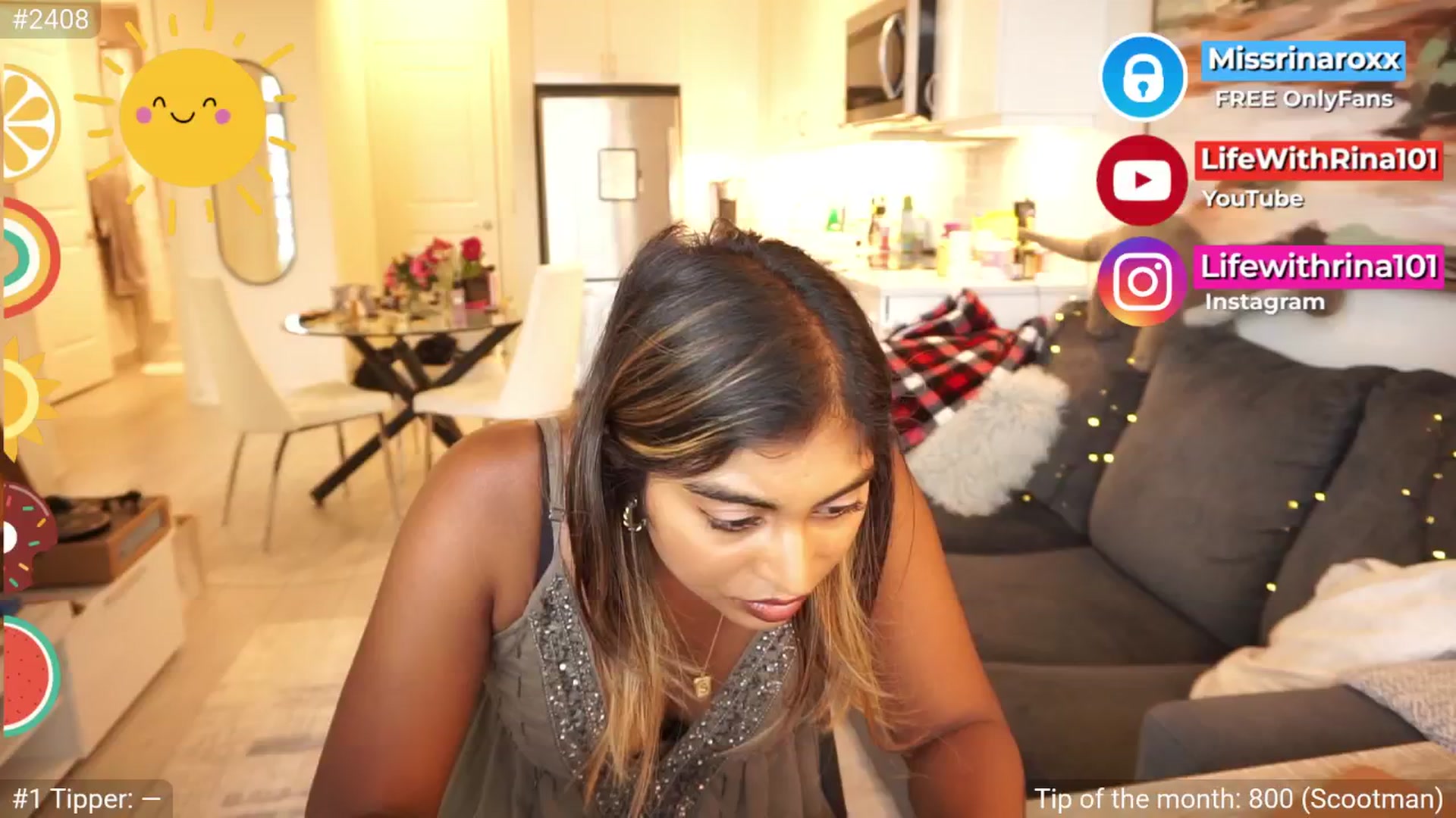 Gallery image thumbnail from Missrinaroxx's myfreecams stream on, 08/04/2025, 23:01 image 5 of 20