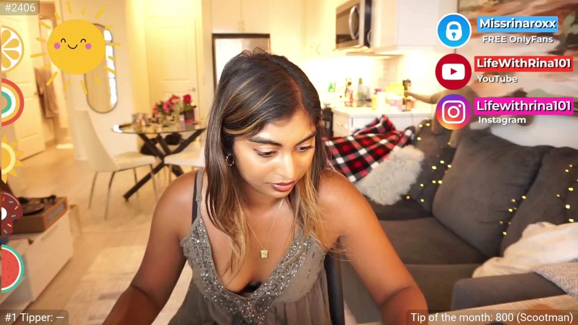 Gallery image thumbnail from Missrinaroxx's myfreecams stream on, 08/04/2025, 23:01 image 2 of 20
