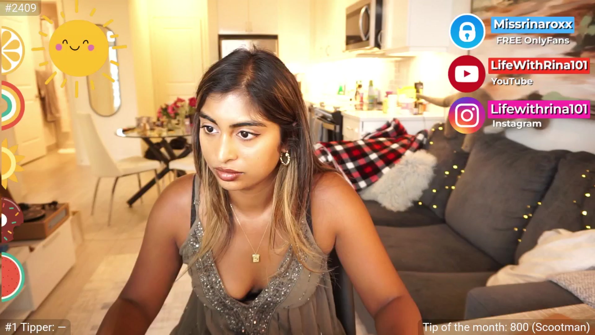 Gallery image thumbnail from Missrinaroxx's myfreecams stream on, 08/04/2025, 23:01 image 6 of 20