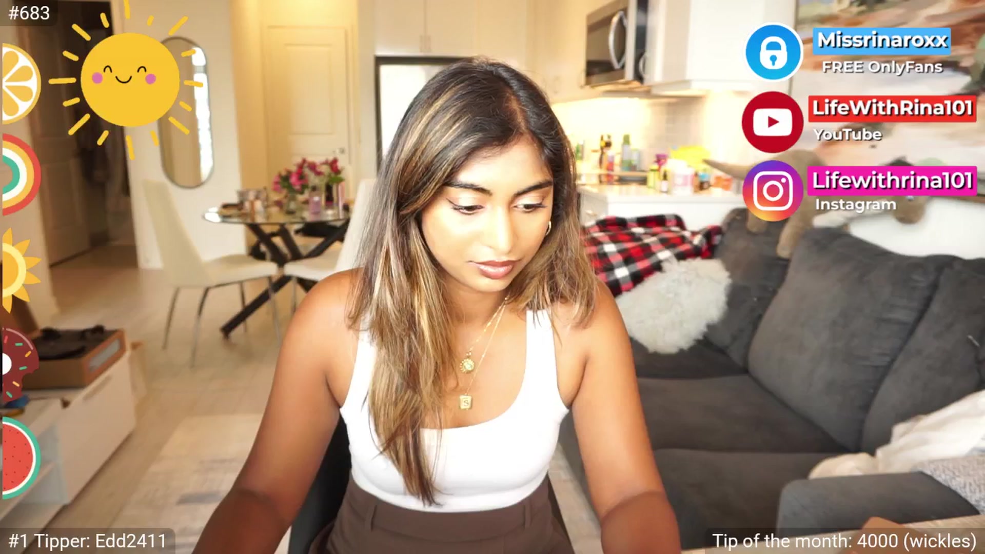 Gallery image thumbnail from Missrinaroxx's myfreecams stream on, 08/06/2025, 15:01 image 14 of 20