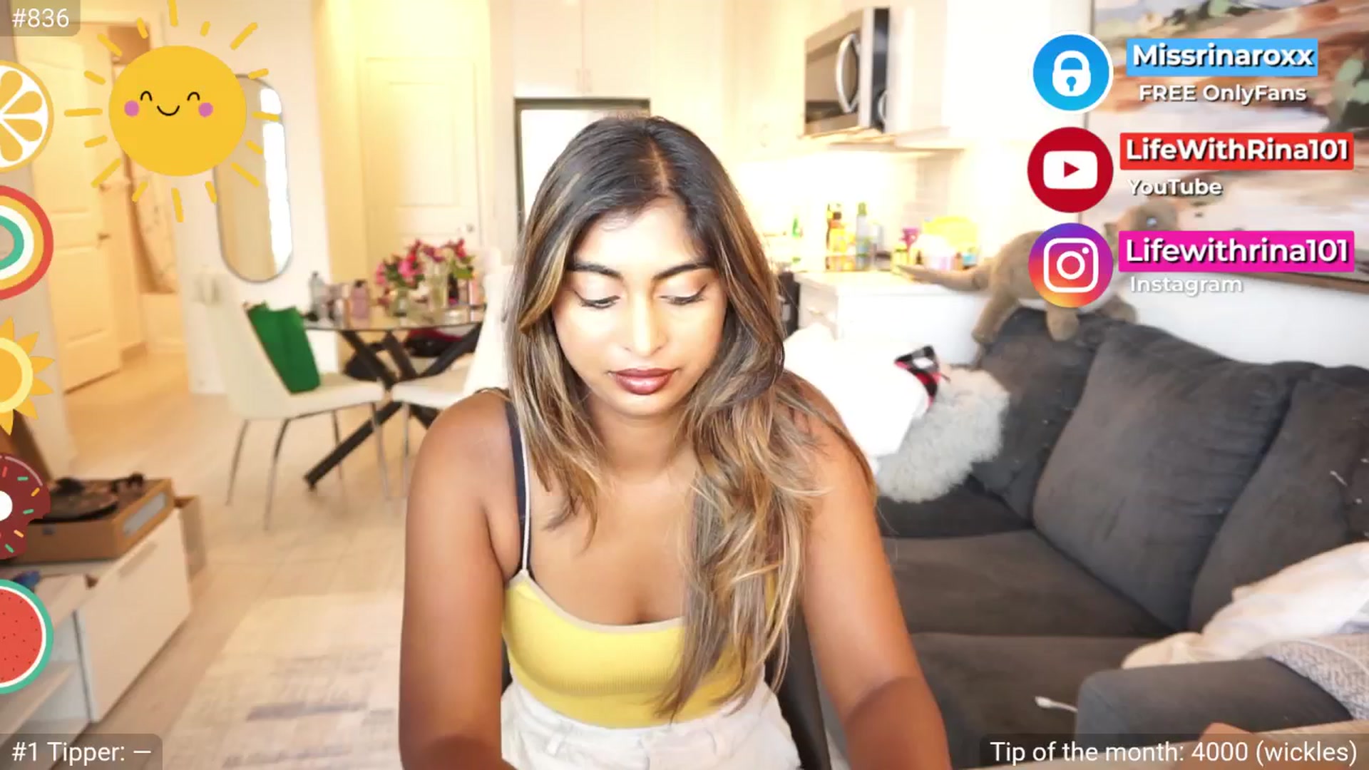 Gallery image thumbnail from Missrinaroxx's myfreecams stream on, 08/07/2025, 18:37 image 5 of 20
