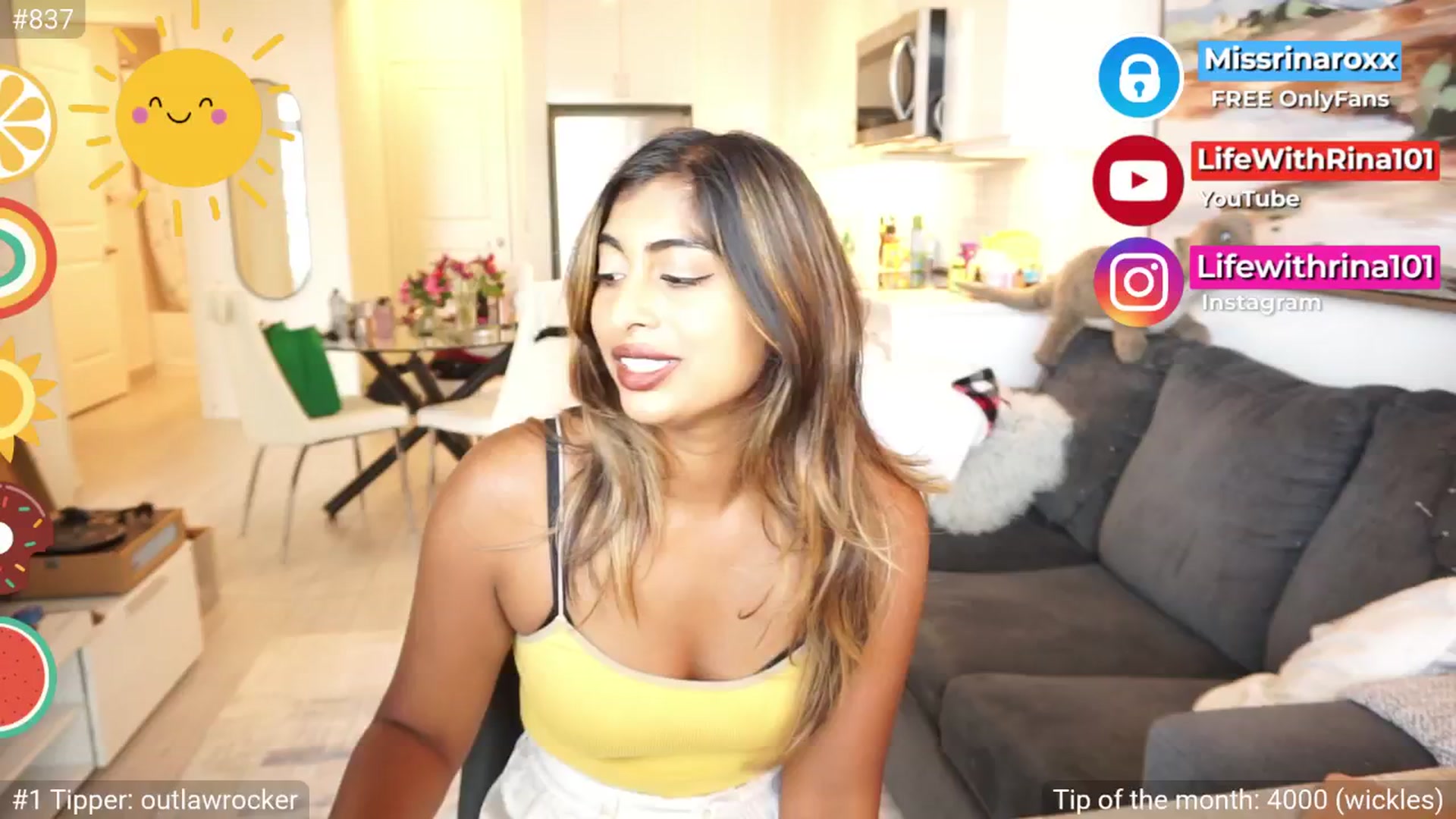 Gallery image thumbnail from Missrinaroxx's myfreecams stream on, 08/07/2025, 18:37 image 14 of 20
