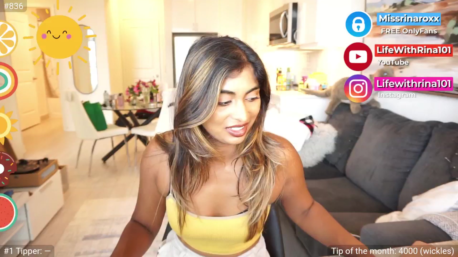 Gallery image thumbnail from Missrinaroxx's myfreecams stream on, 08/07/2025, 18:37 image 7 of 20