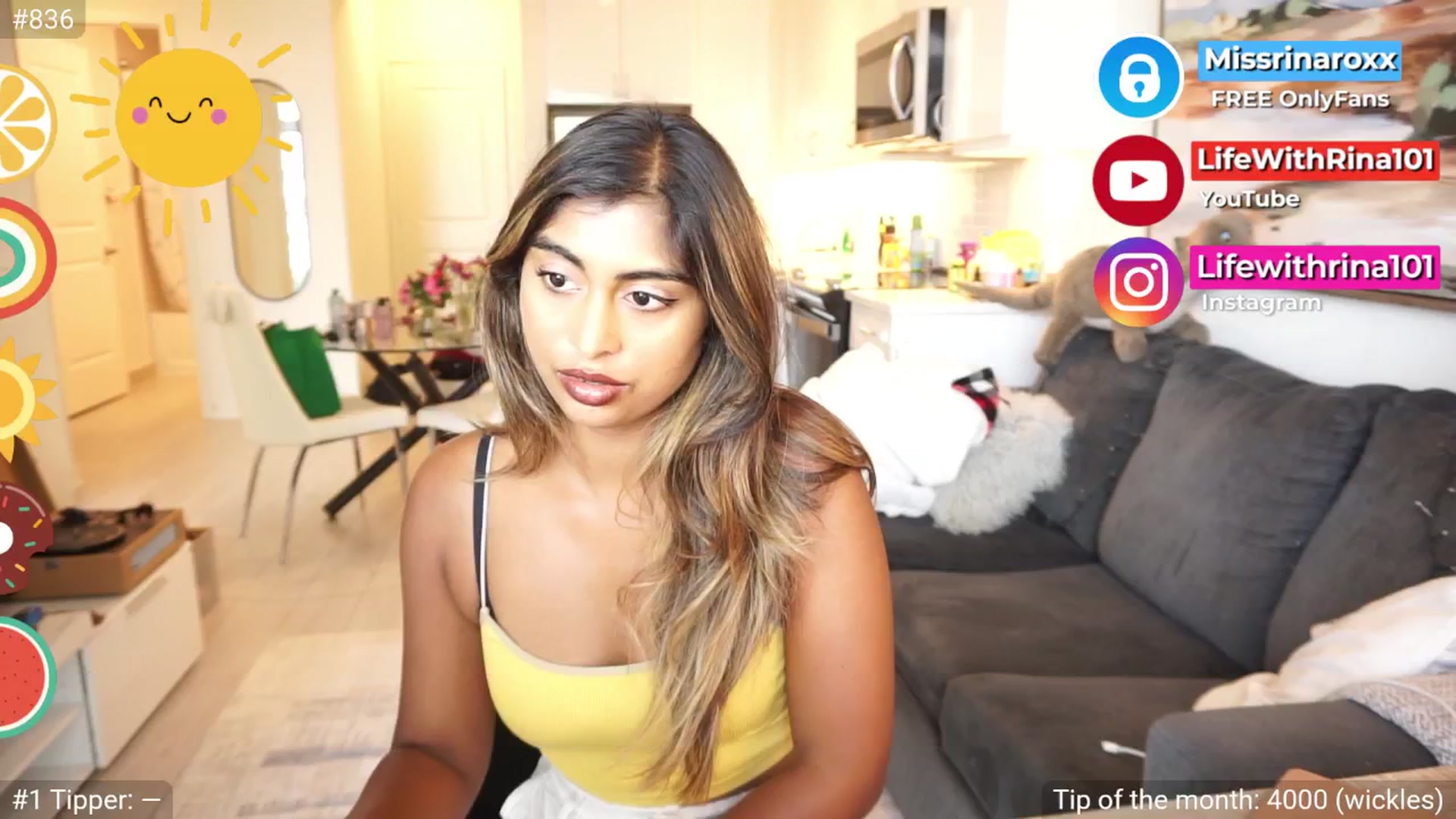 Gallery image thumbnail from Missrinaroxx's myfreecams stream on, 08/07/2025, 18:37 image 3 of 20