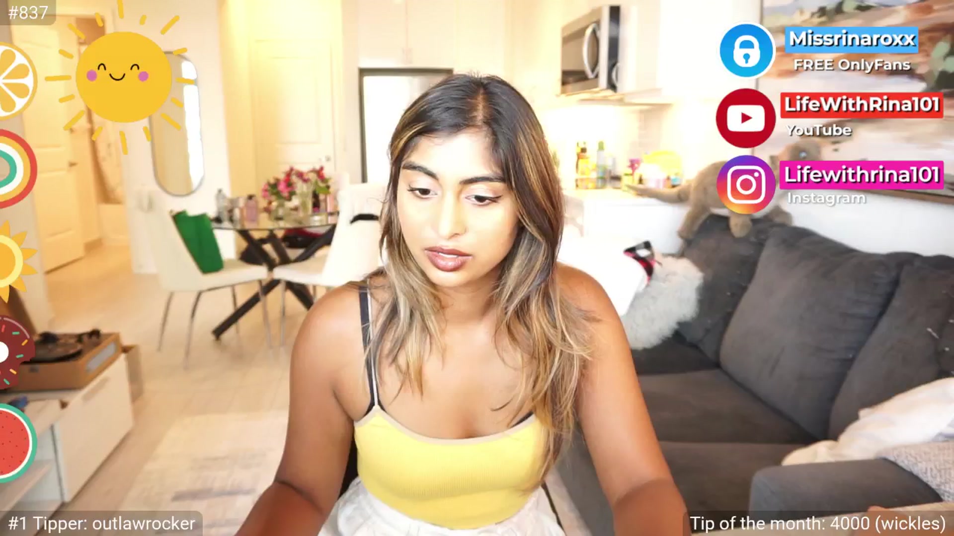 Gallery image thumbnail from Missrinaroxx's myfreecams stream on, 08/07/2025, 18:37 image 15 of 20