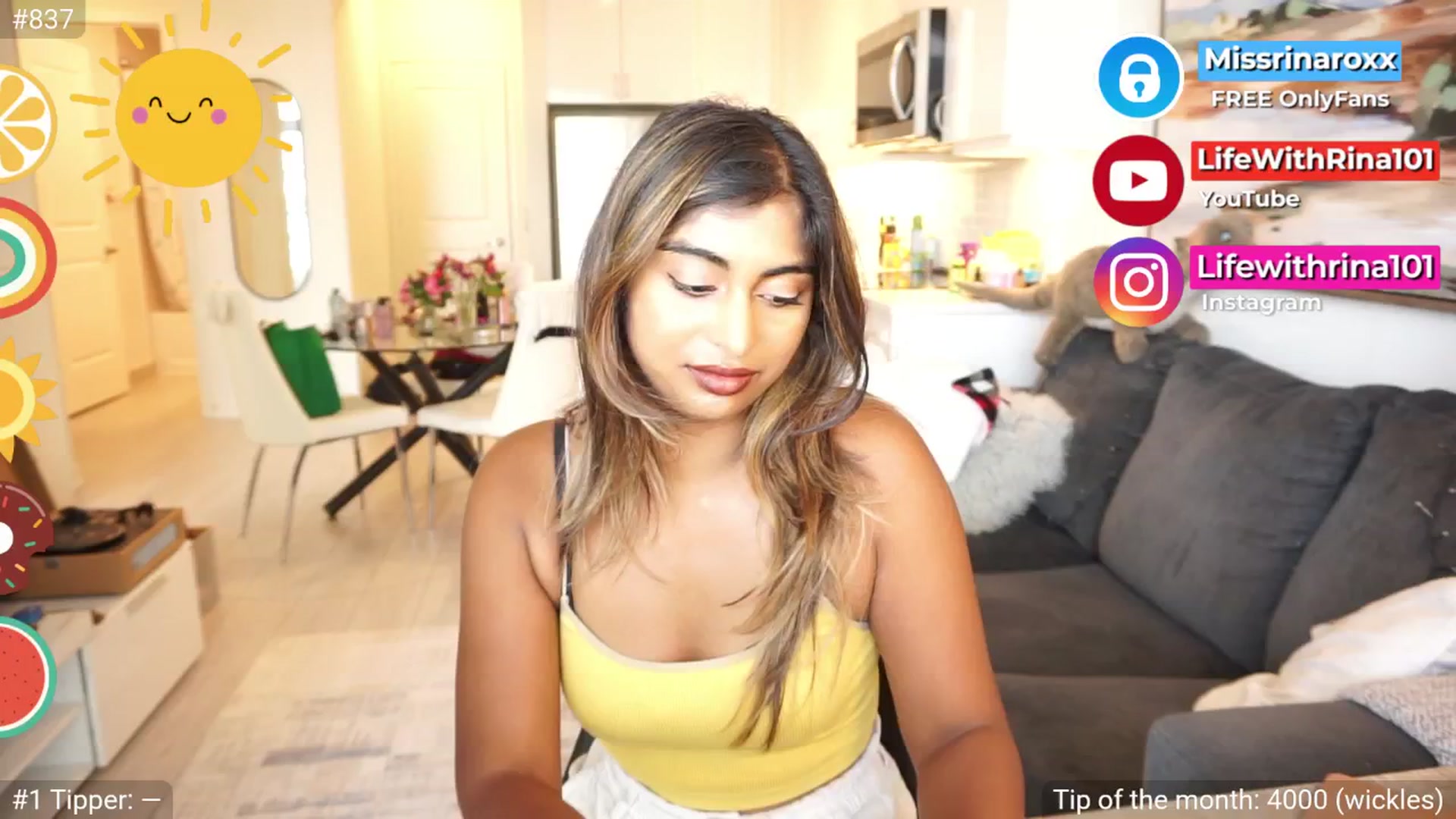 Gallery image thumbnail from Missrinaroxx's myfreecams stream on, 08/07/2025, 18:37 image 13 of 20