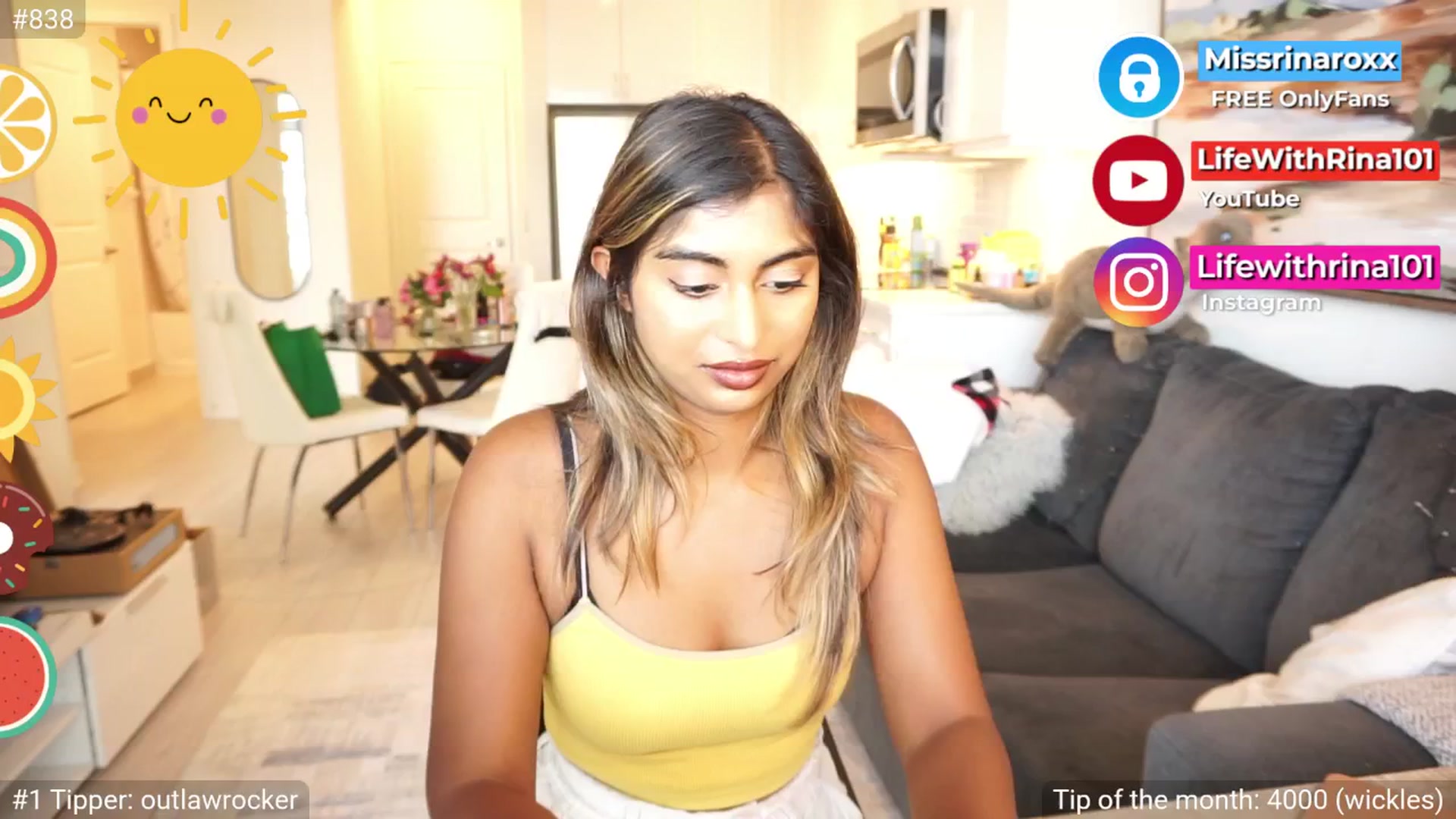 Gallery image thumbnail from Missrinaroxx's myfreecams stream on, 08/07/2025, 18:37 image 17 of 20